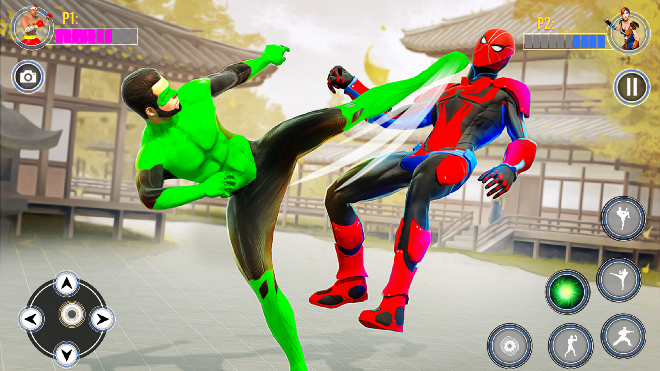 اسکرین شات 5 بازی Street Kung Fu Superhero Games