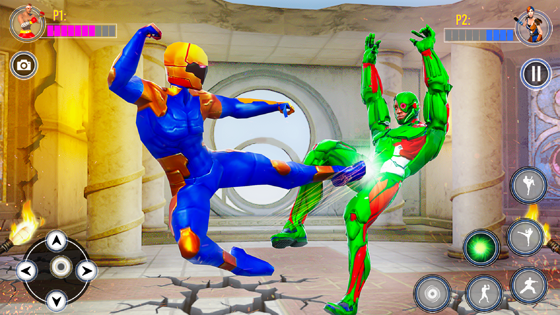 اسکرین شات 4 بازی Street Kung Fu Superhero Games
