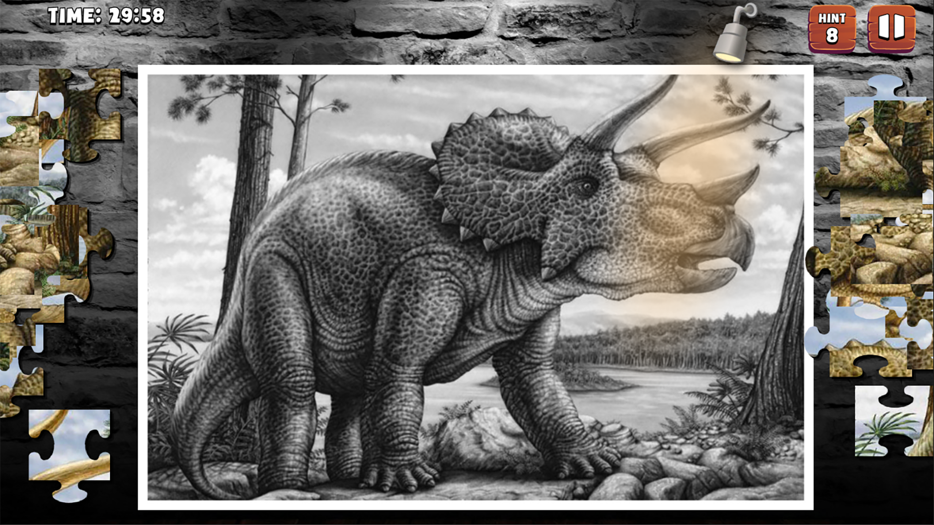 اسکرین شات 3 بازی Dinosaurs Jigsaw Puzzle