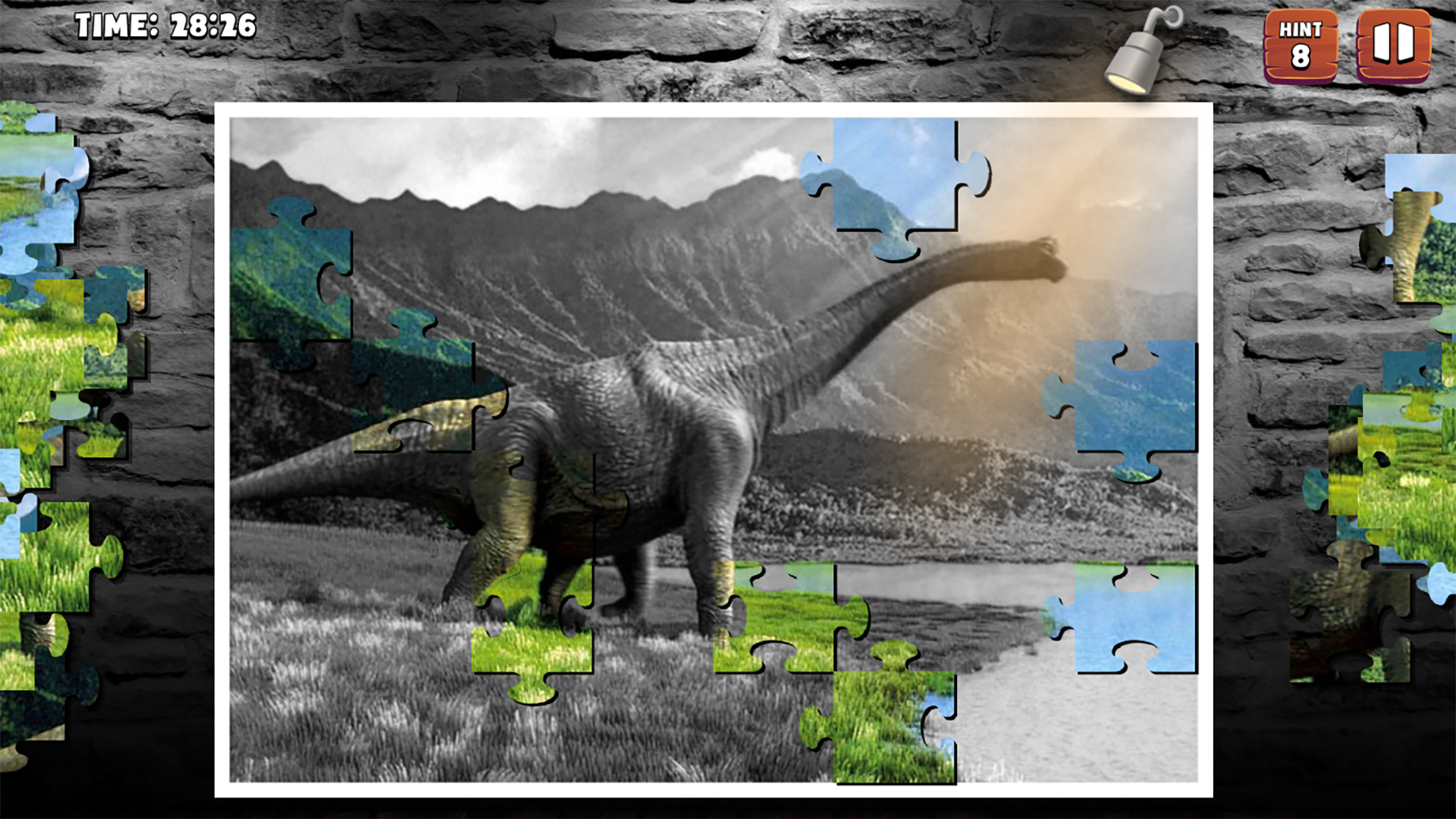 اسکرین شات 4 بازی Dinosaurs Jigsaw Puzzle