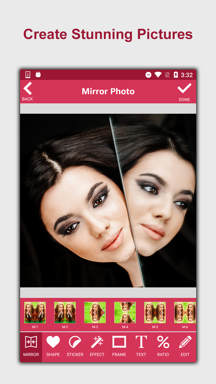 اسکرین شات 1 برنامه Mirror Photo