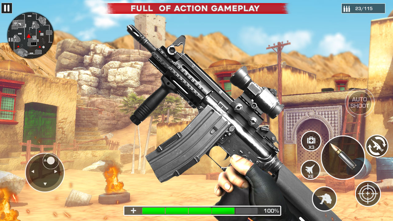 اسکرین شات 1 بازی Gun Strike 2 Offline Gun Games