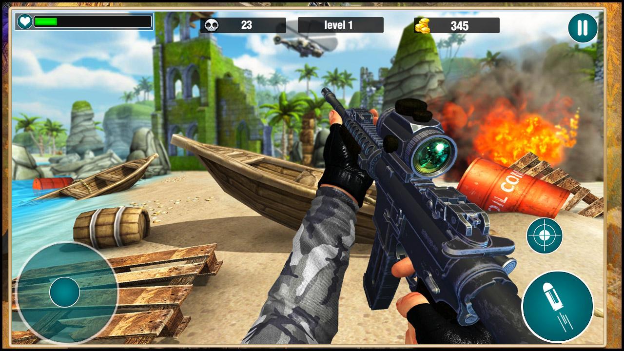 اسکرین شات 1 بازی Commando Strike Battle Games