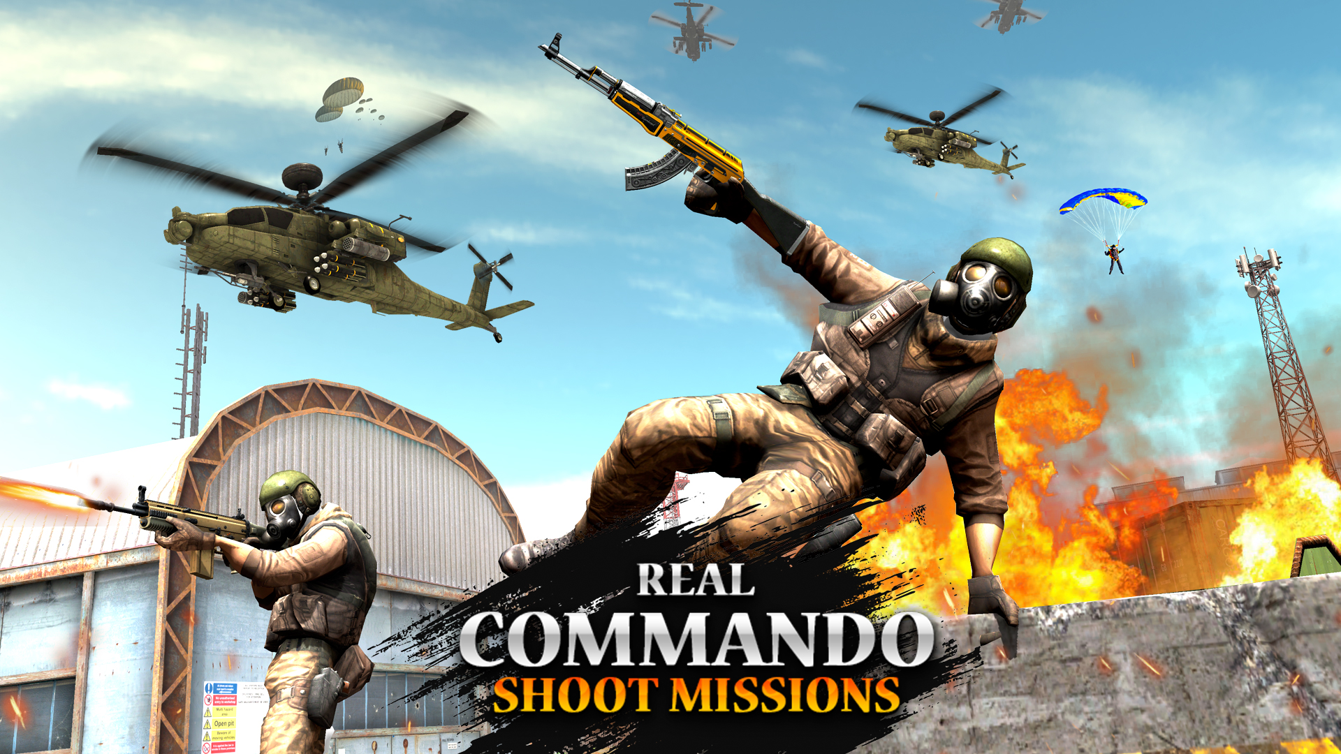 اسکرین شات 2 برنامه Army Commando Strike Shooter