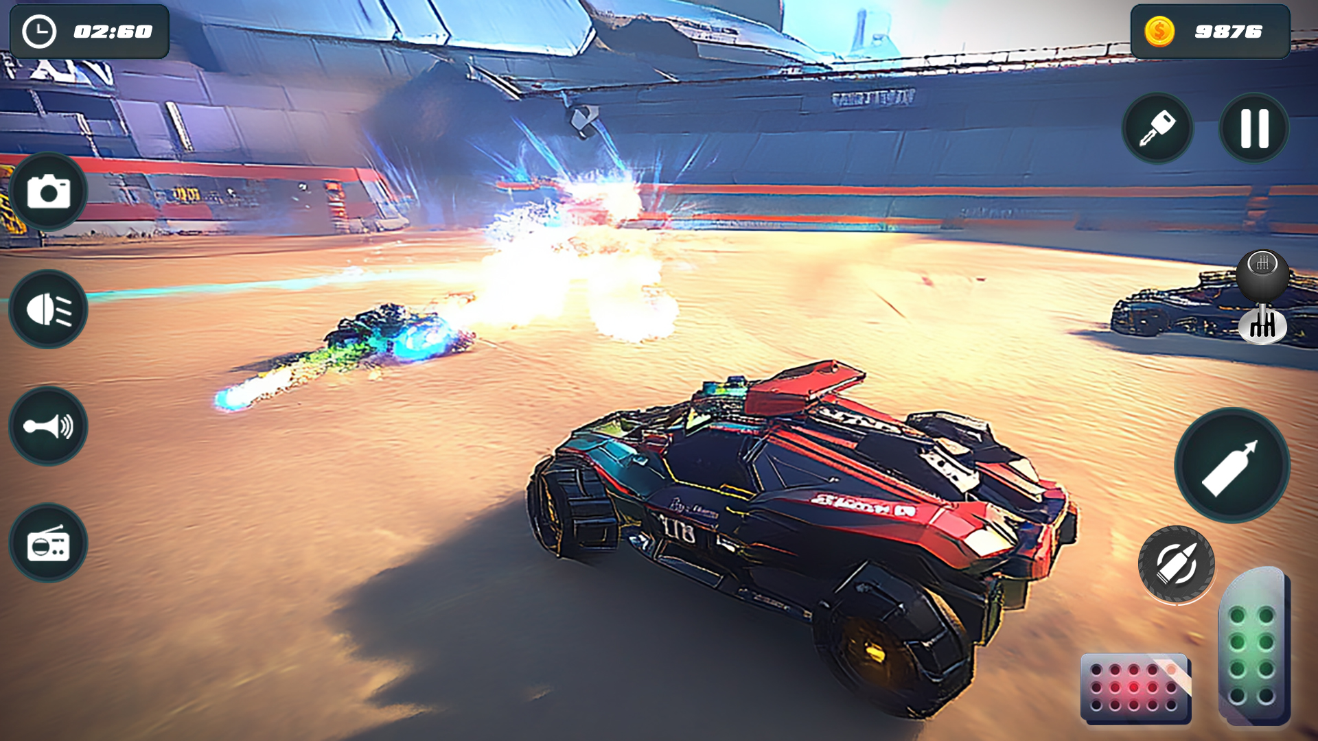 اسکرین شات 1 برنامه Shooting Car Games: Car War 3D