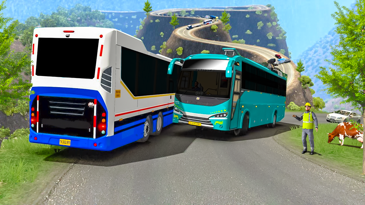 اسکرین شات 1 بازی Euro Coach Bus:US Bus Sim 2023