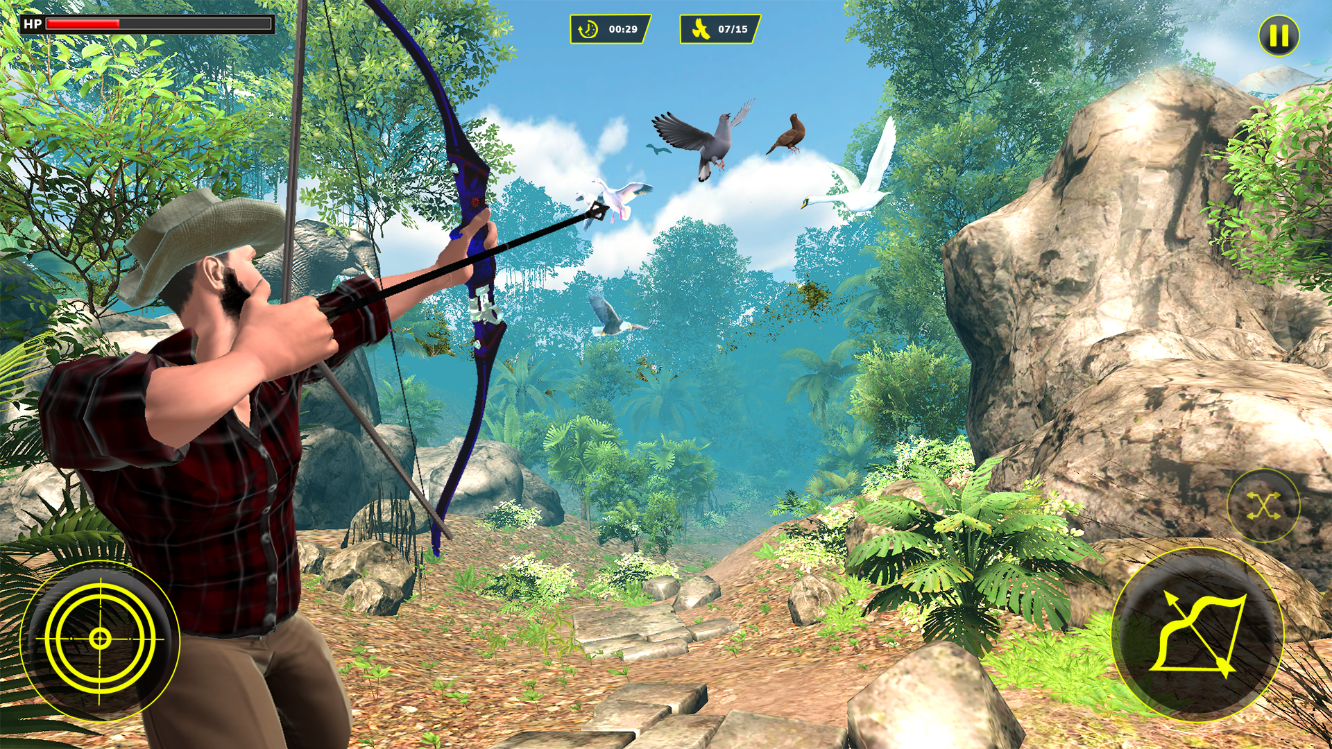 اسکرین شات 1 بازی Archery Bird Hunting Games 3D