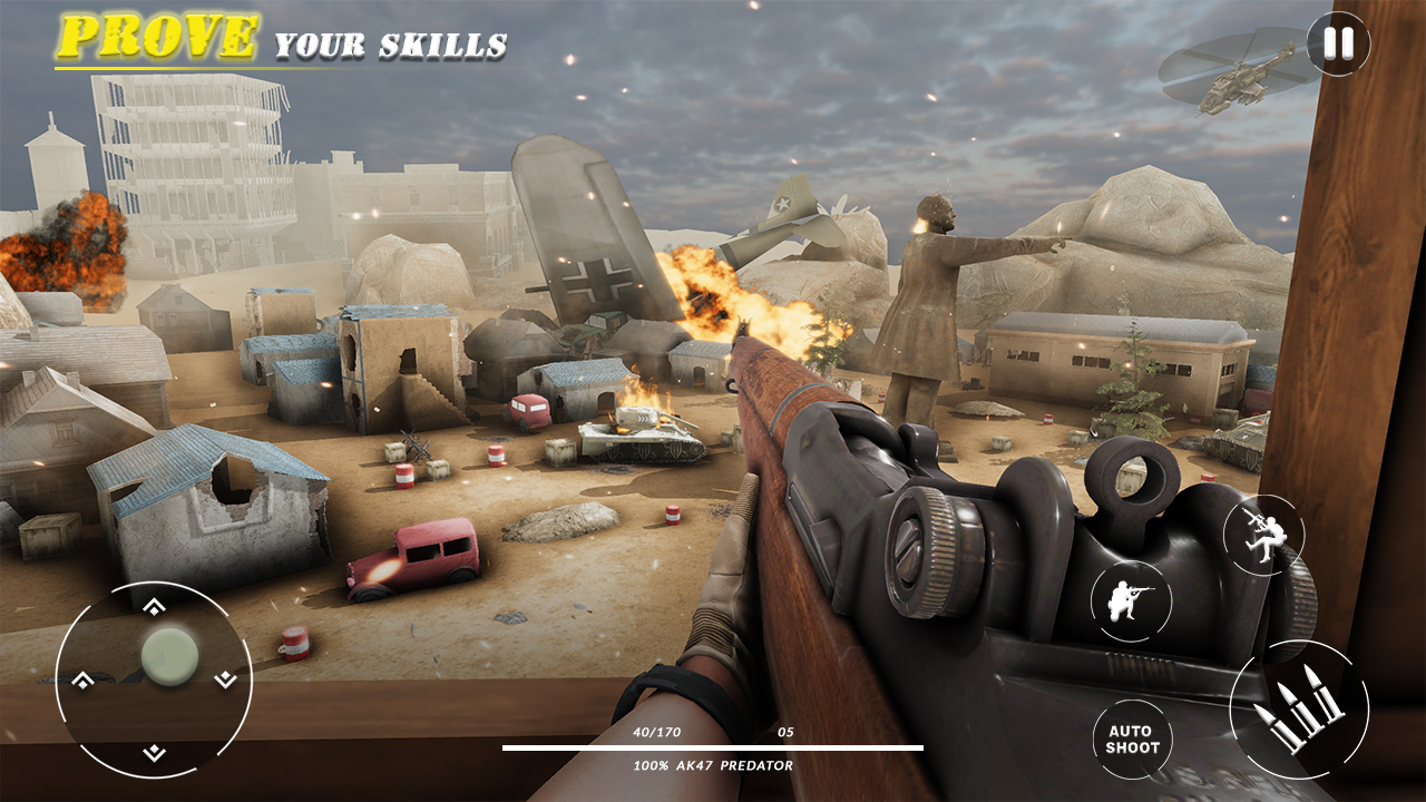 اسکرین شات 1 بازی World War Sniper - Gun Games