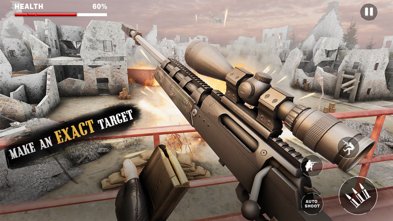 اسکرین شات 4 بازی World War Sniper - Gun Games