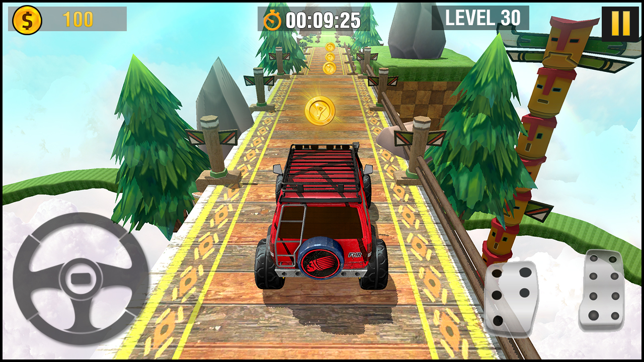 اسکرین شات 1 بازی Mountain Jeep Driving Car Game
