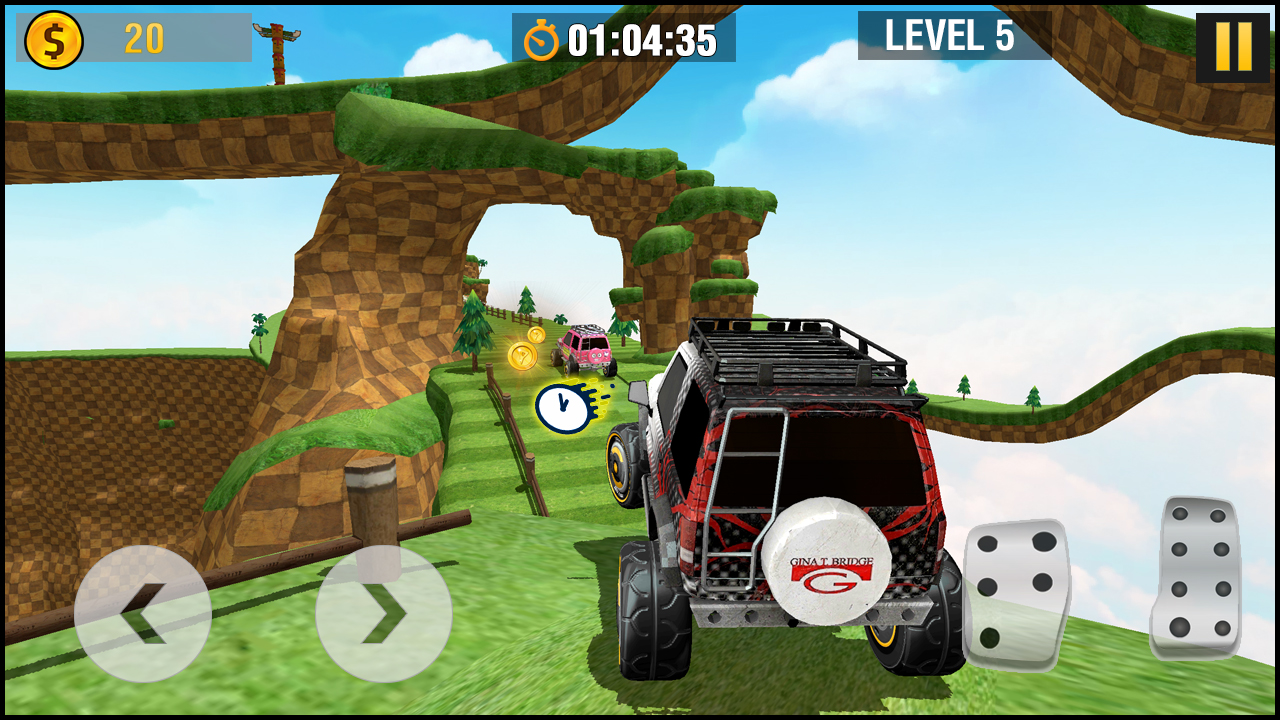 اسکرین شات 2 بازی Mountain Jeep Driving Car Game