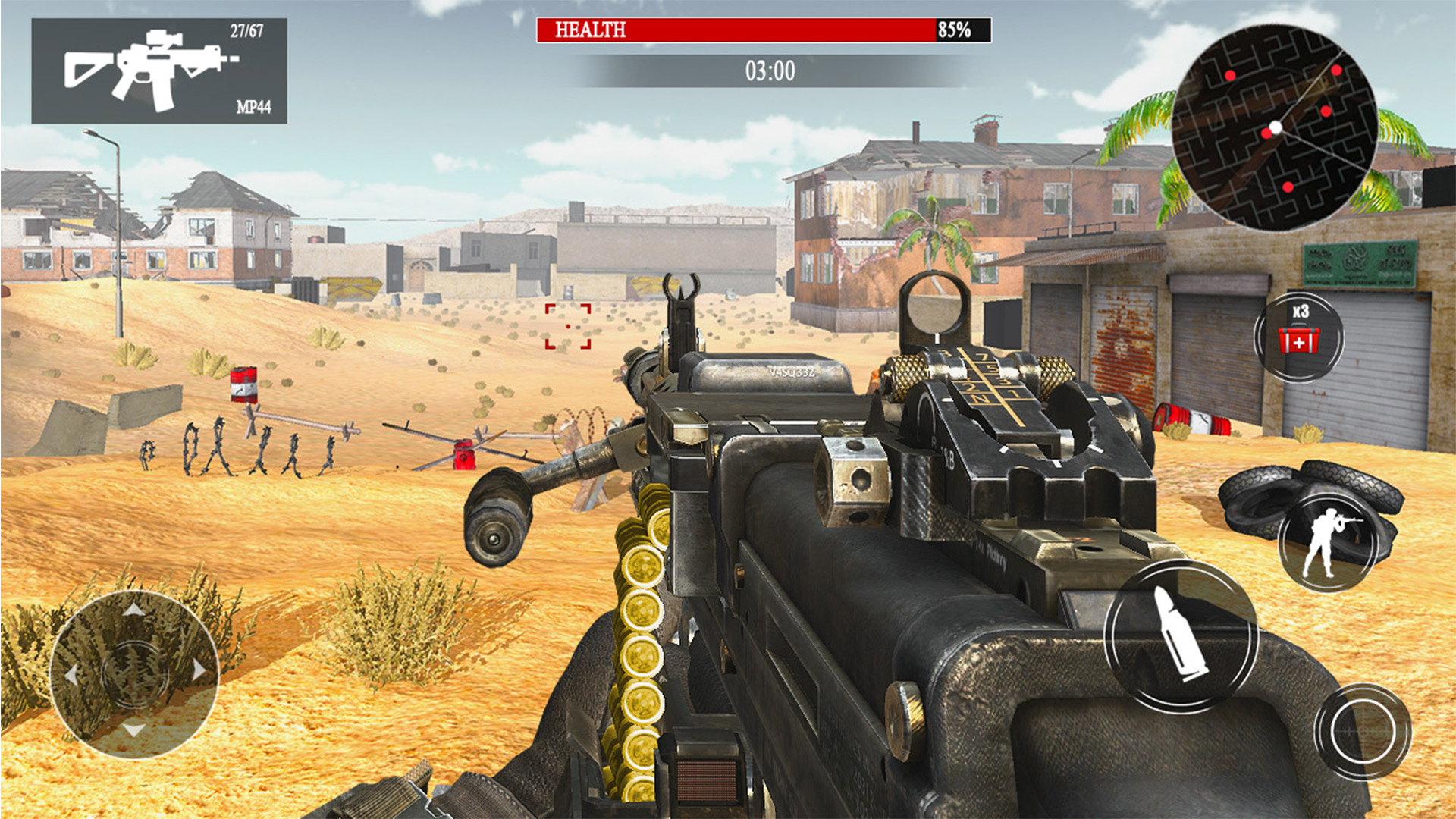 اسکرین شات 2 بازی WW2 Cover Strike Gun Games 3D