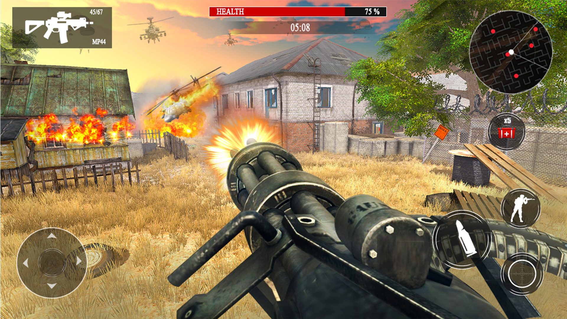 اسکرین شات 3 بازی WW2 Cover Strike Gun Games 3D