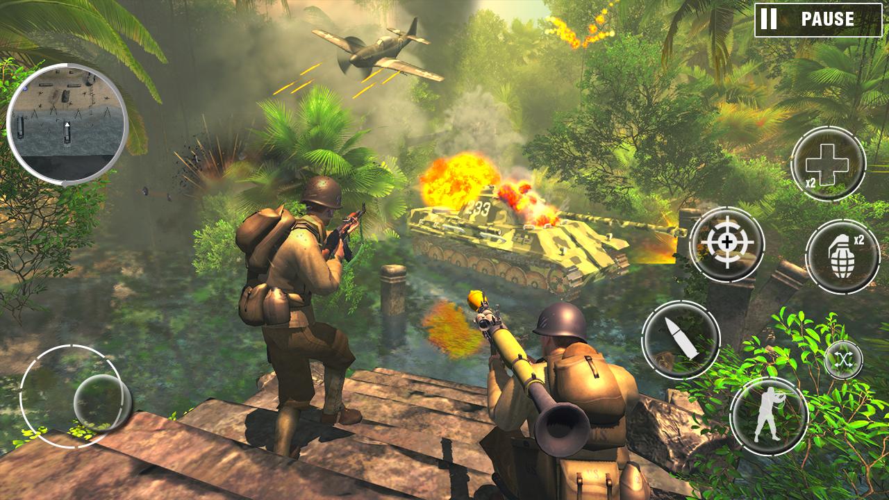 اسکرین شات 5 بازی World War Mission: WW2 Shooter