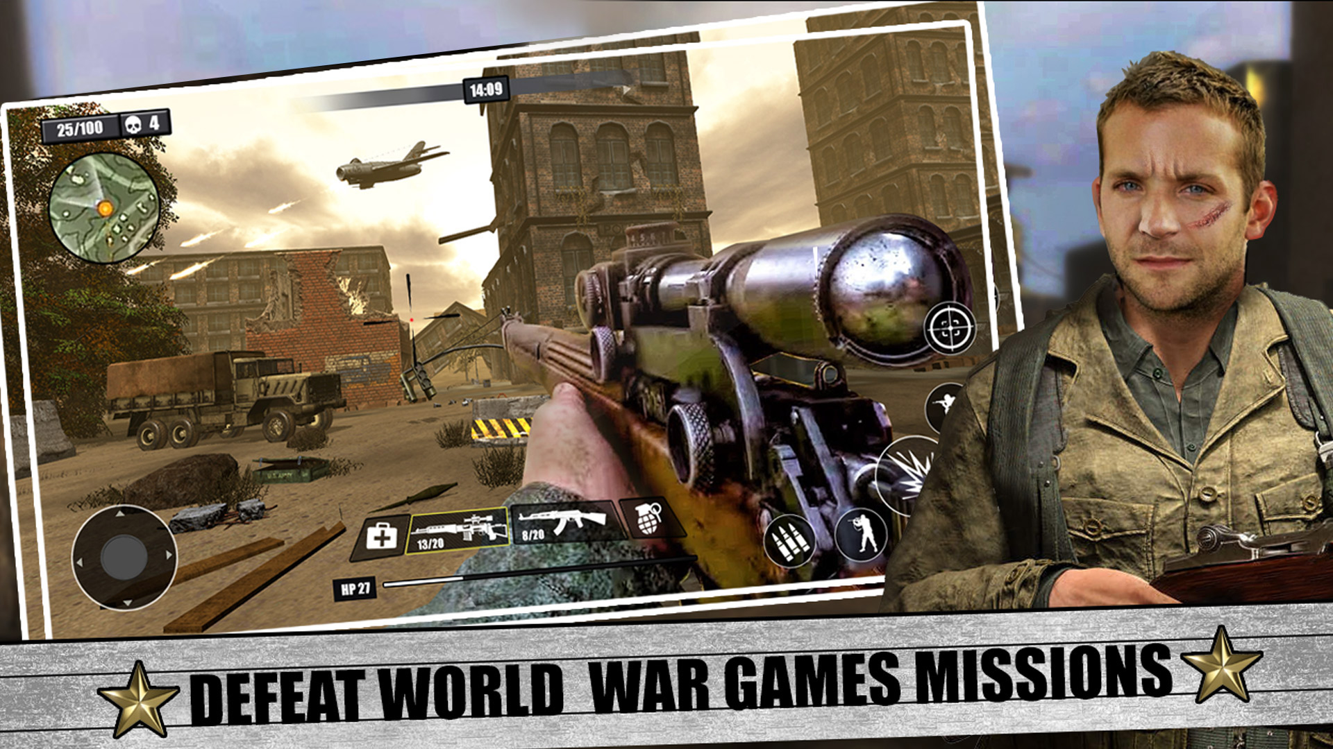 اسکرین شات 2 بازی Call of WW2: Army Warfare Duty