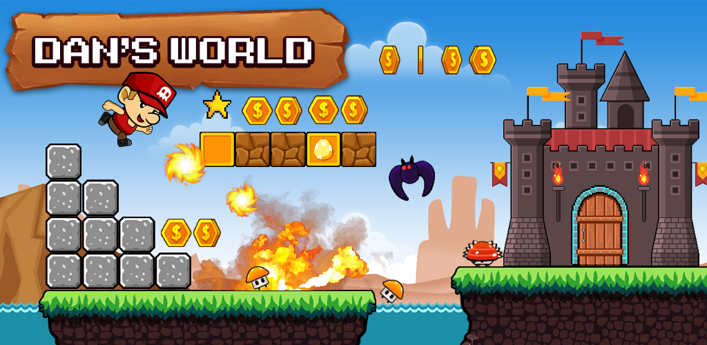 اسکرین شات 1 بازی Super Dan's World - Run Game