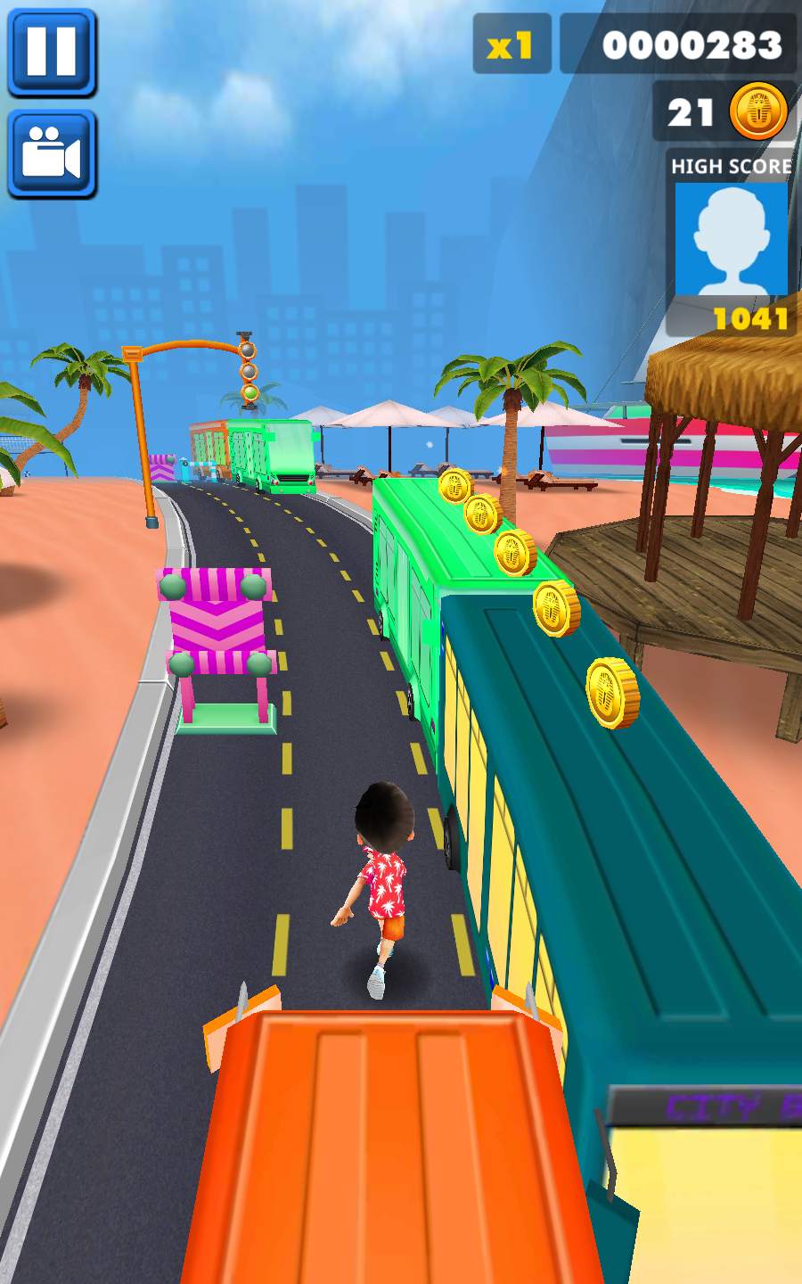 اسکرین شات 2 بازی Surfer Way Runner Boy Games