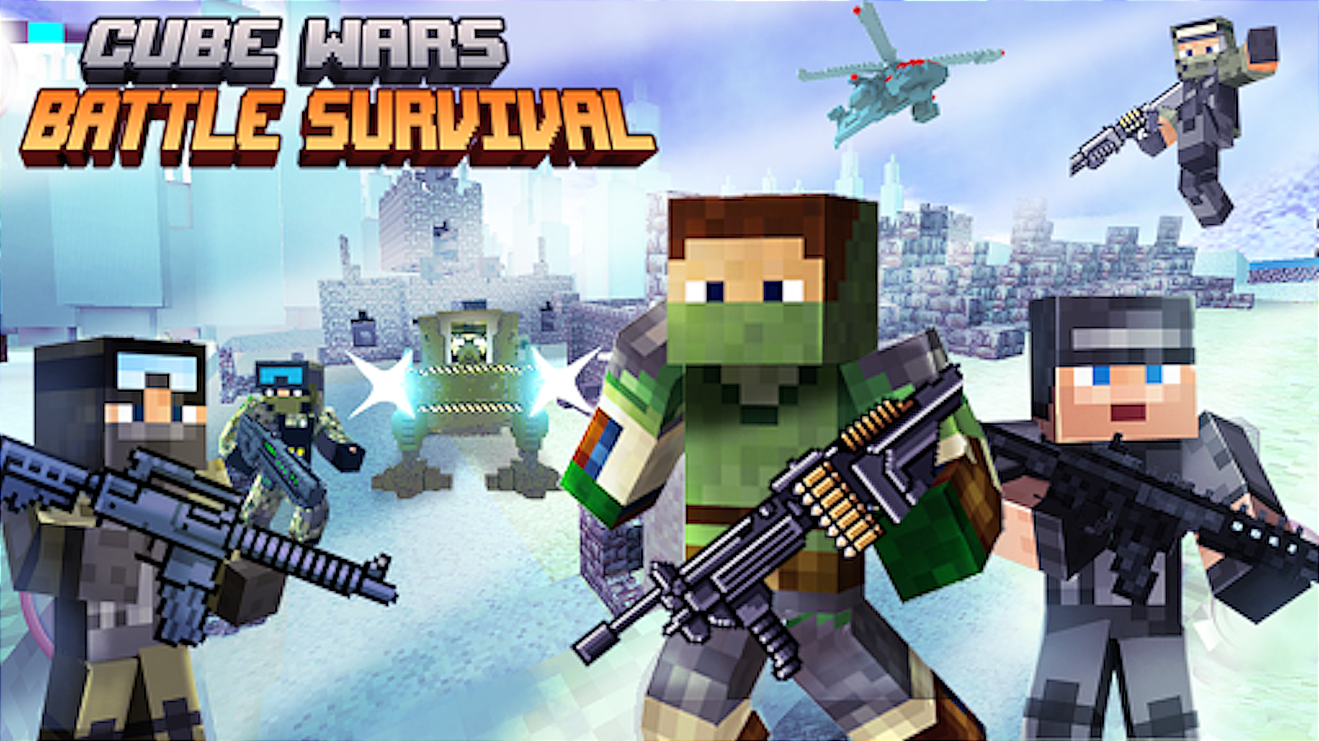 اسکرین شات 1 بازی Cube Wars Battle Survival