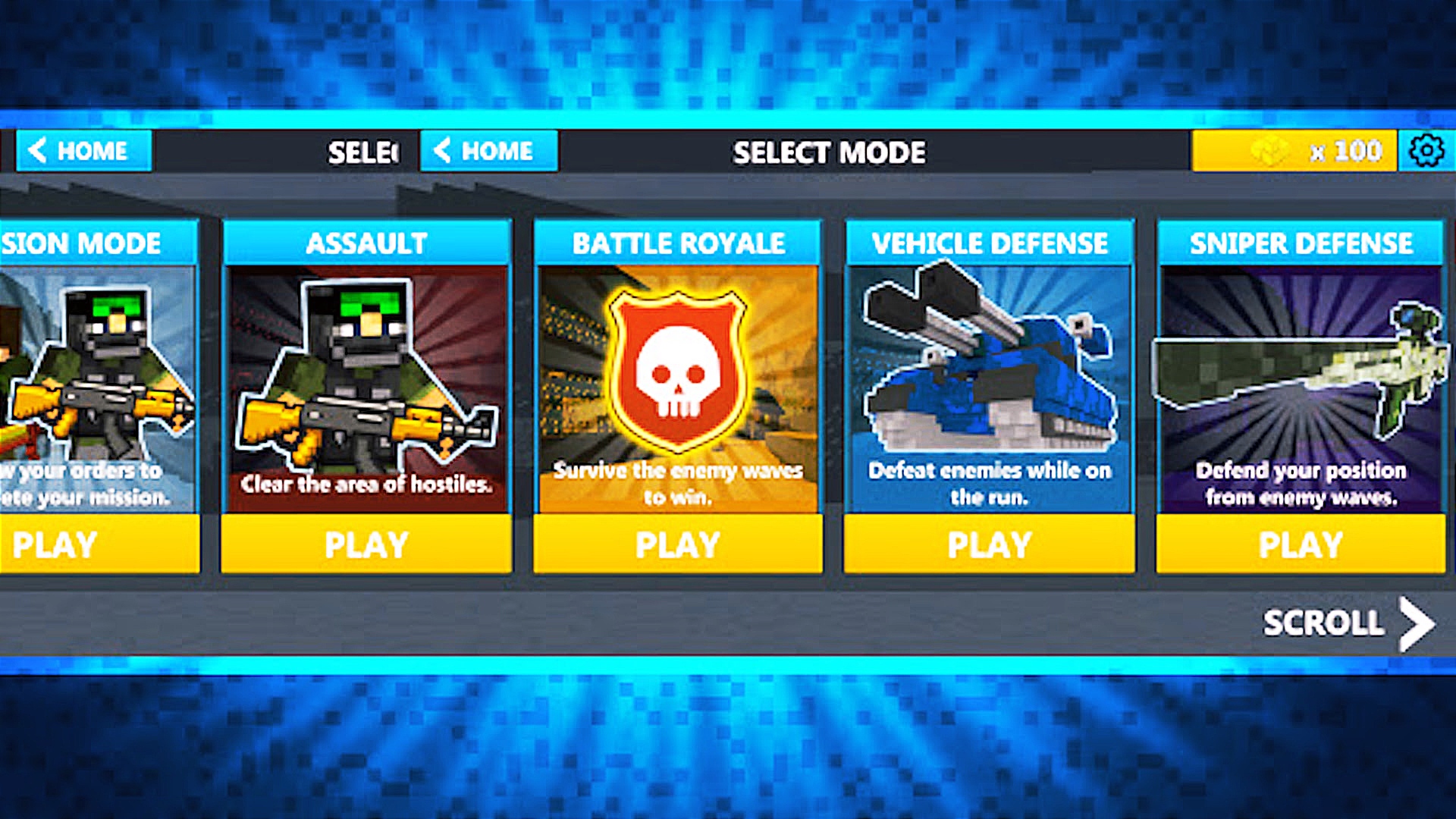 اسکرین شات 2 بازی Cube Wars Battle Survival