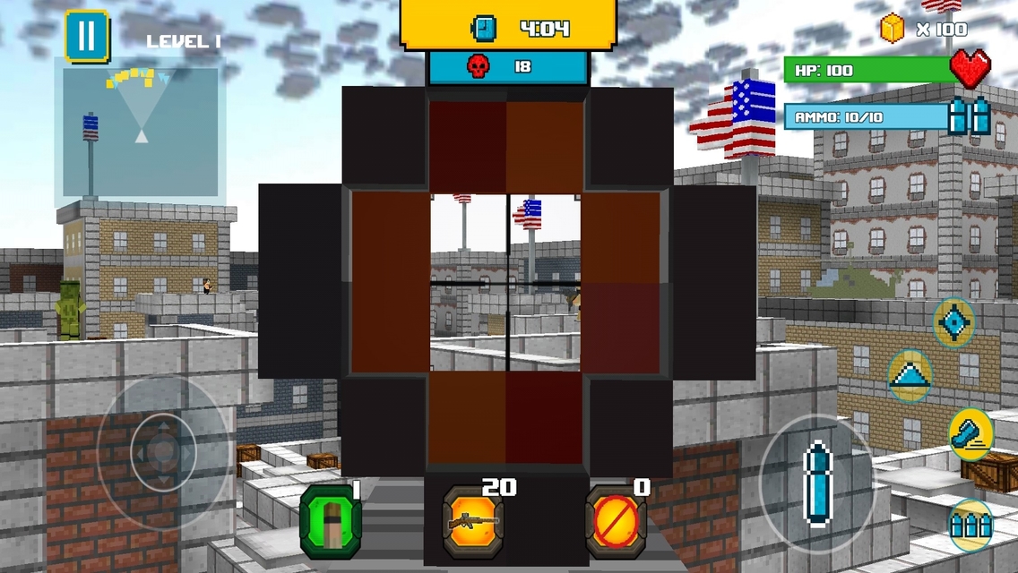 اسکرین شات 4 بازی American Block Sniper Survival