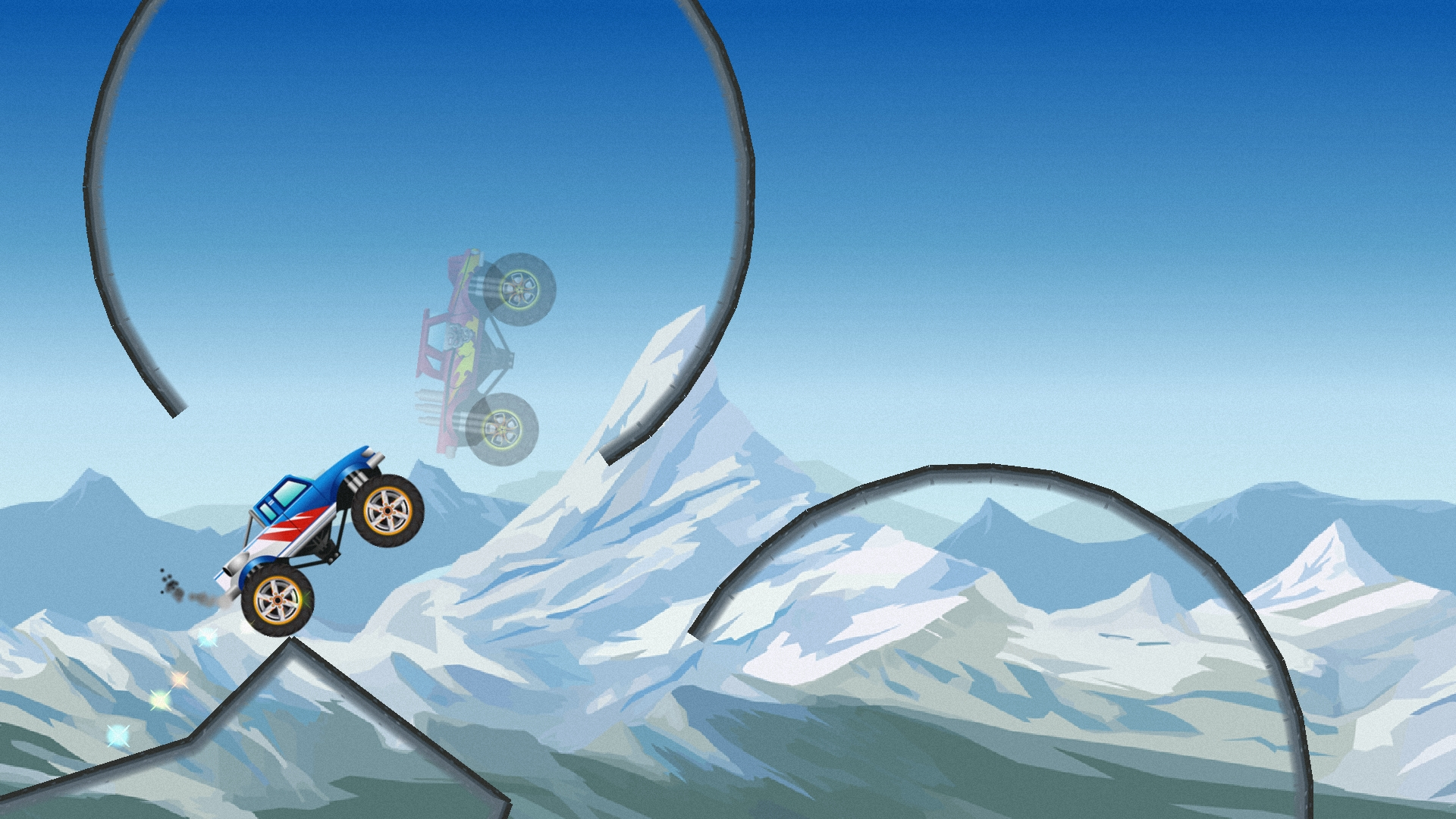 اسکرین شات 2 بازی Monster Stunts-Truck Stunt Sim