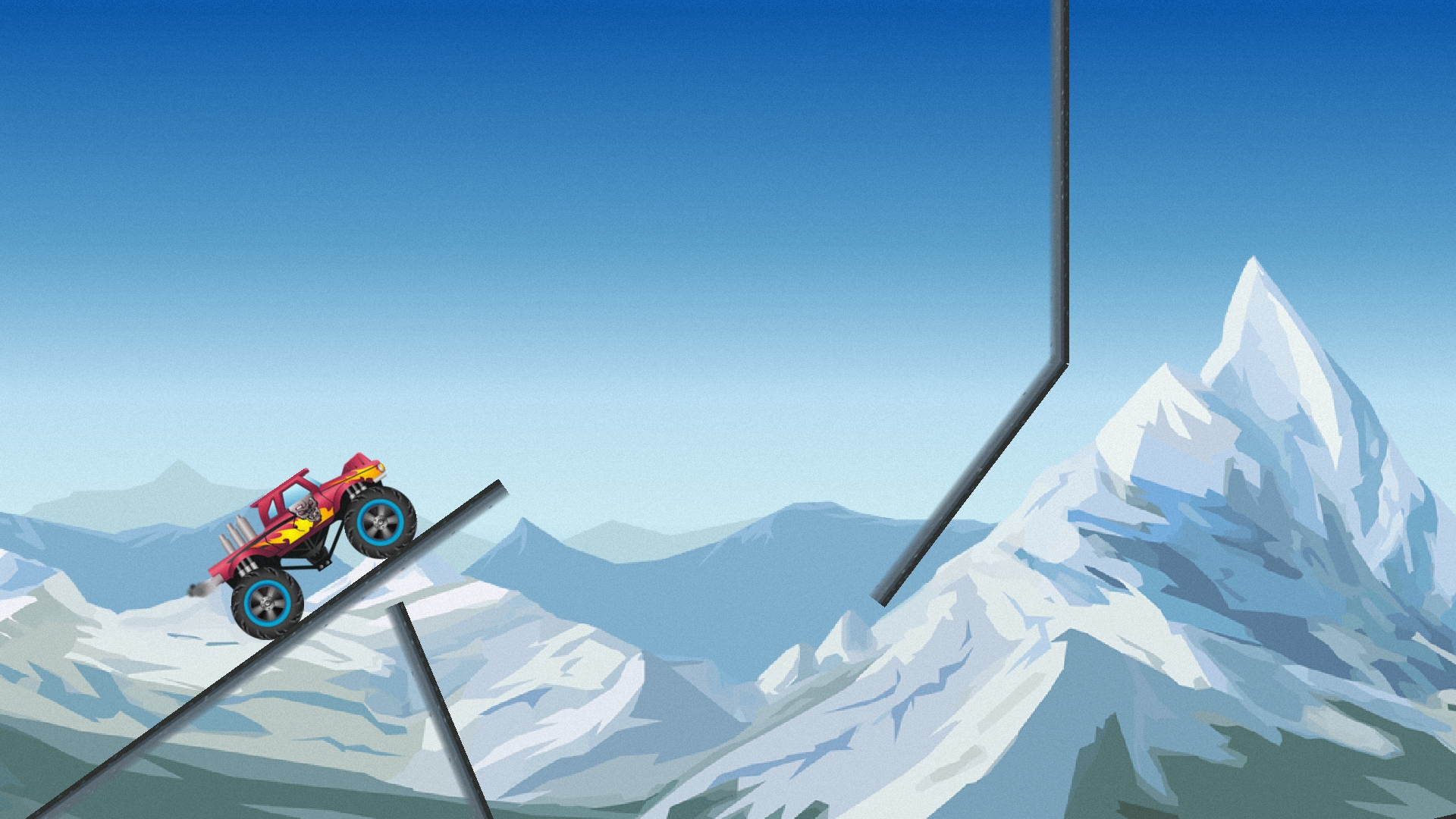 اسکرین شات 1 بازی Monster Stunts-Truck Stunt Sim