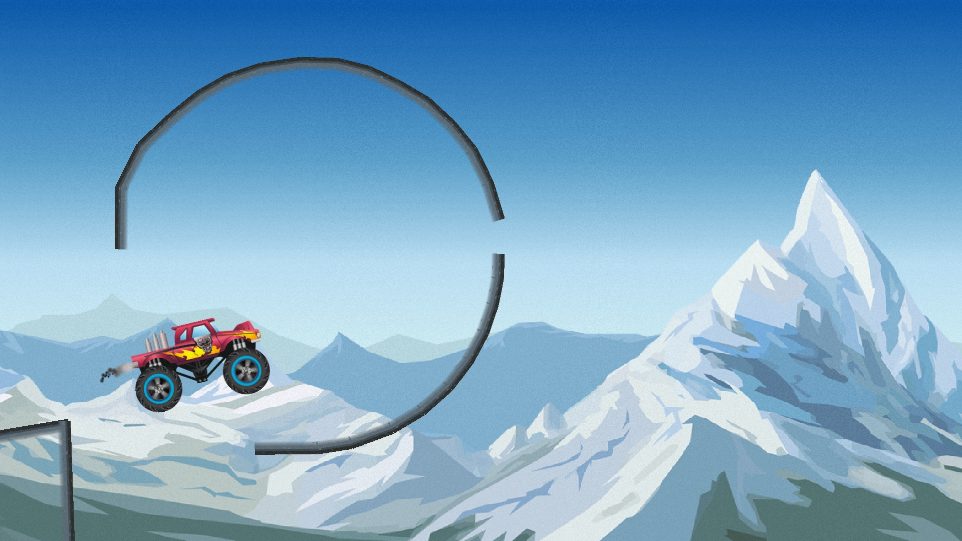اسکرین شات 3 بازی Monster Stunts-Truck Stunt Sim