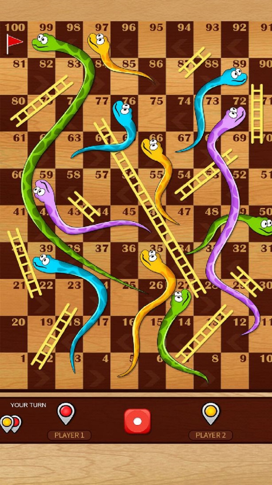 اسکرین شات 2 بازی بازی منچ و مارپله