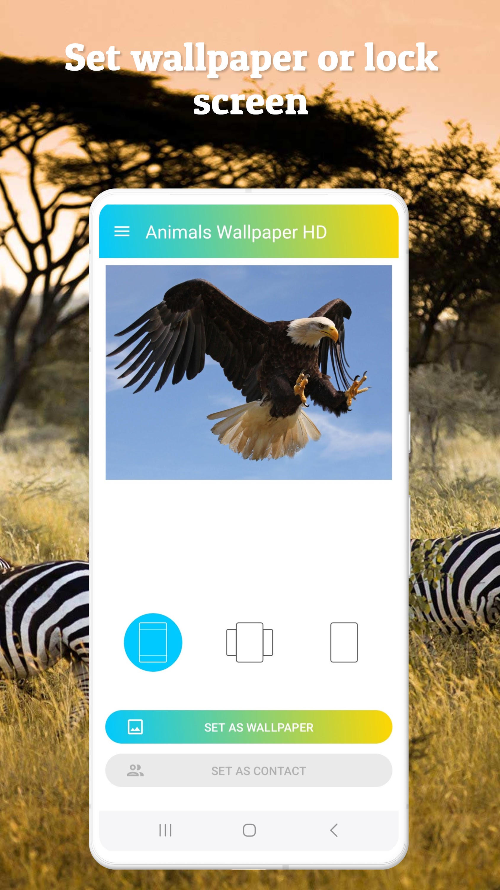 اسکرین شات 5 برنامه Animals Wallpaper HD