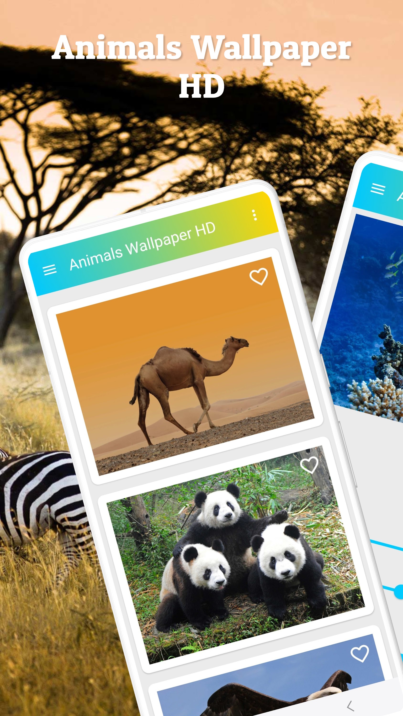 اسکرین شات 1 برنامه Animals Wallpaper HD
