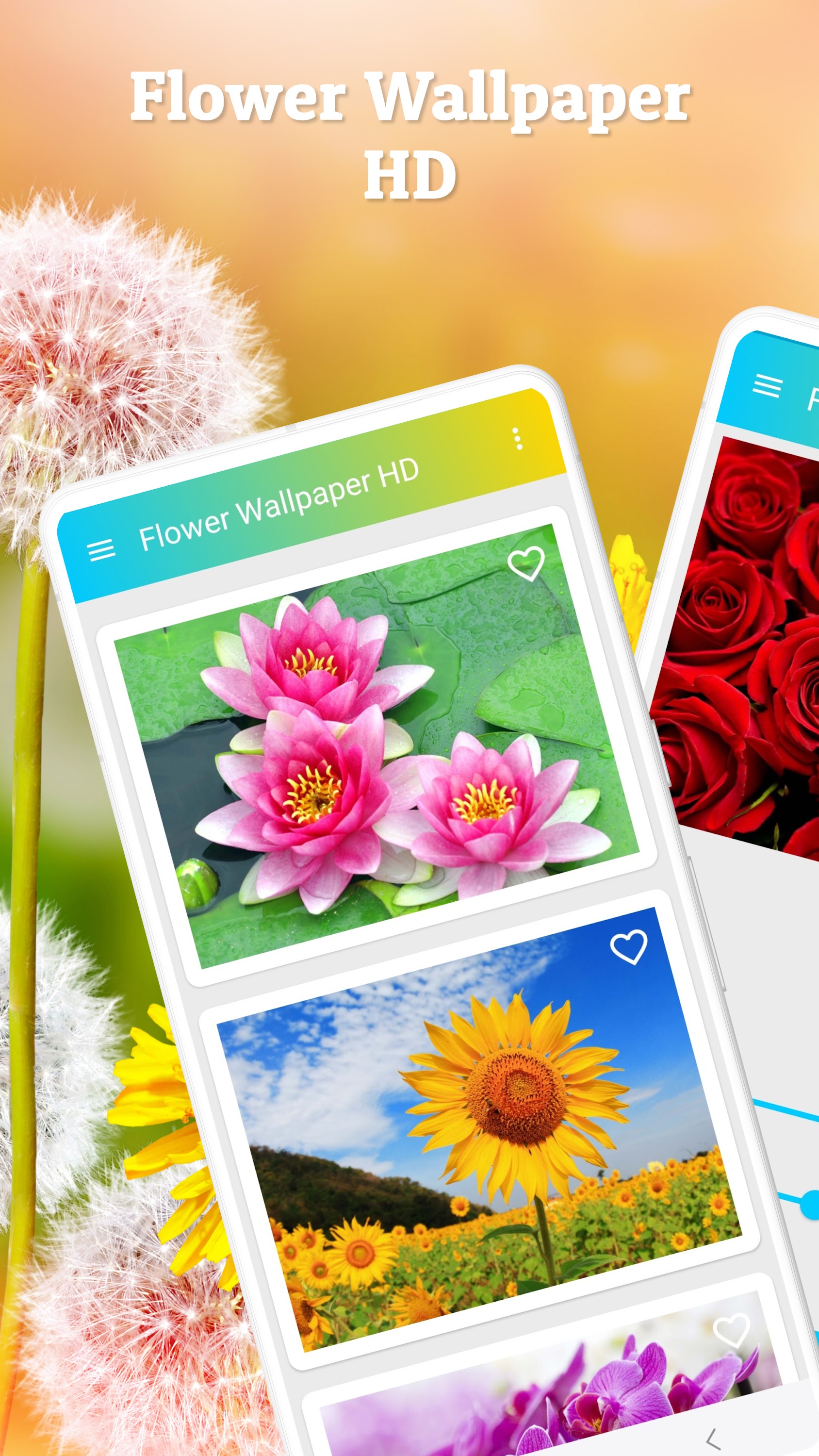 اسکرین شات 1 برنامه Flower Wallpaper HD
