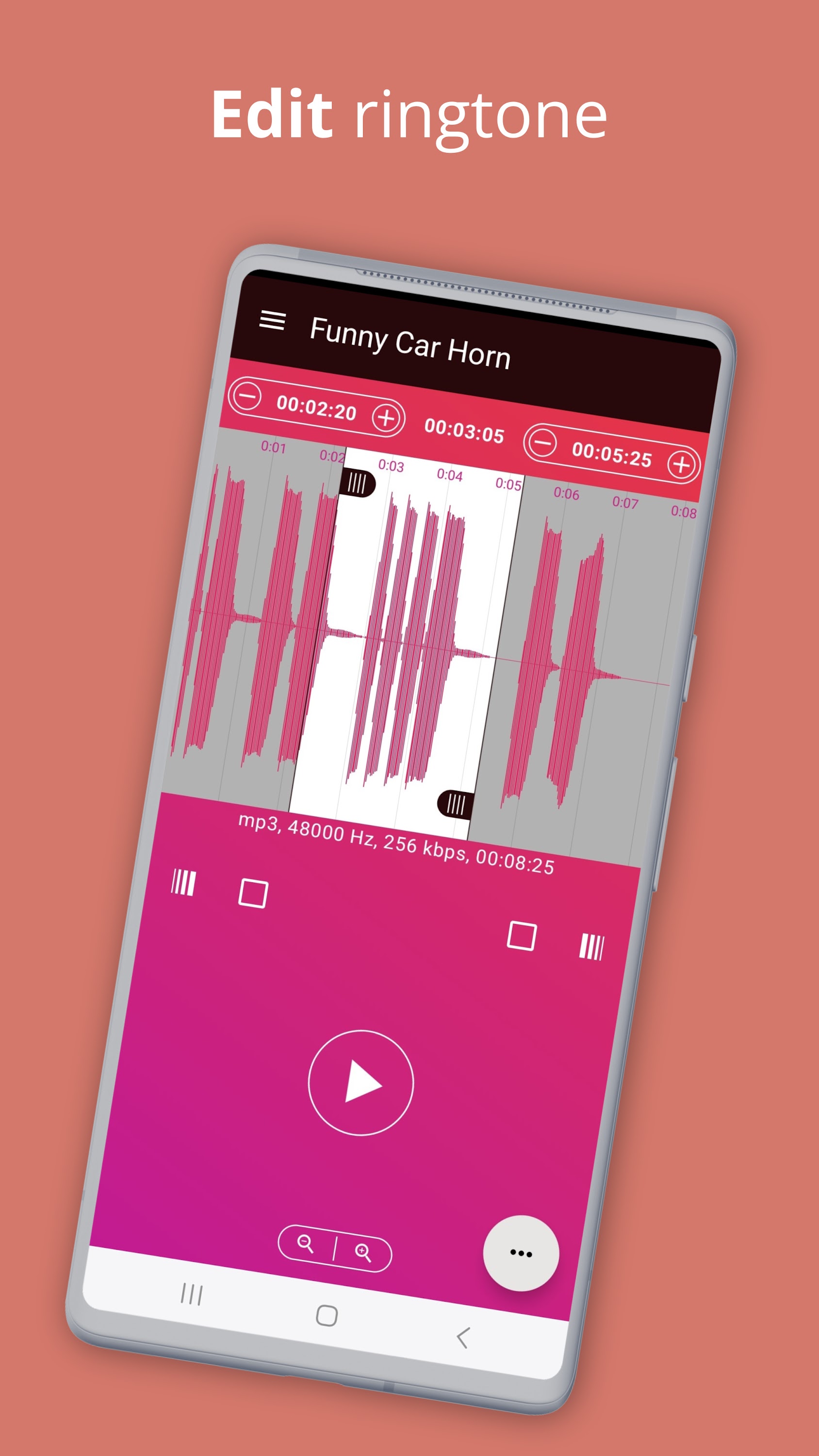 اسکرین شات 5 برنامه Funny Ringtones for Android
