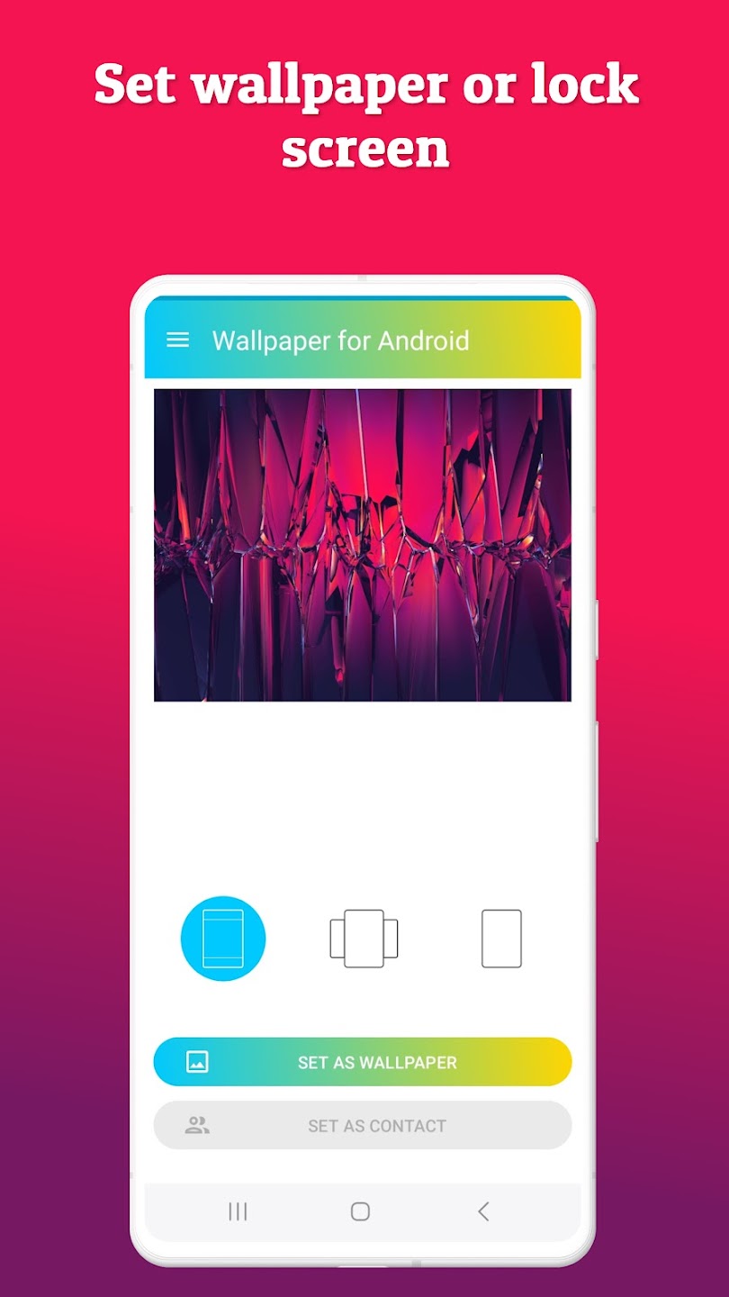 اسکرین شات 5 برنامه Wallpaper for Android