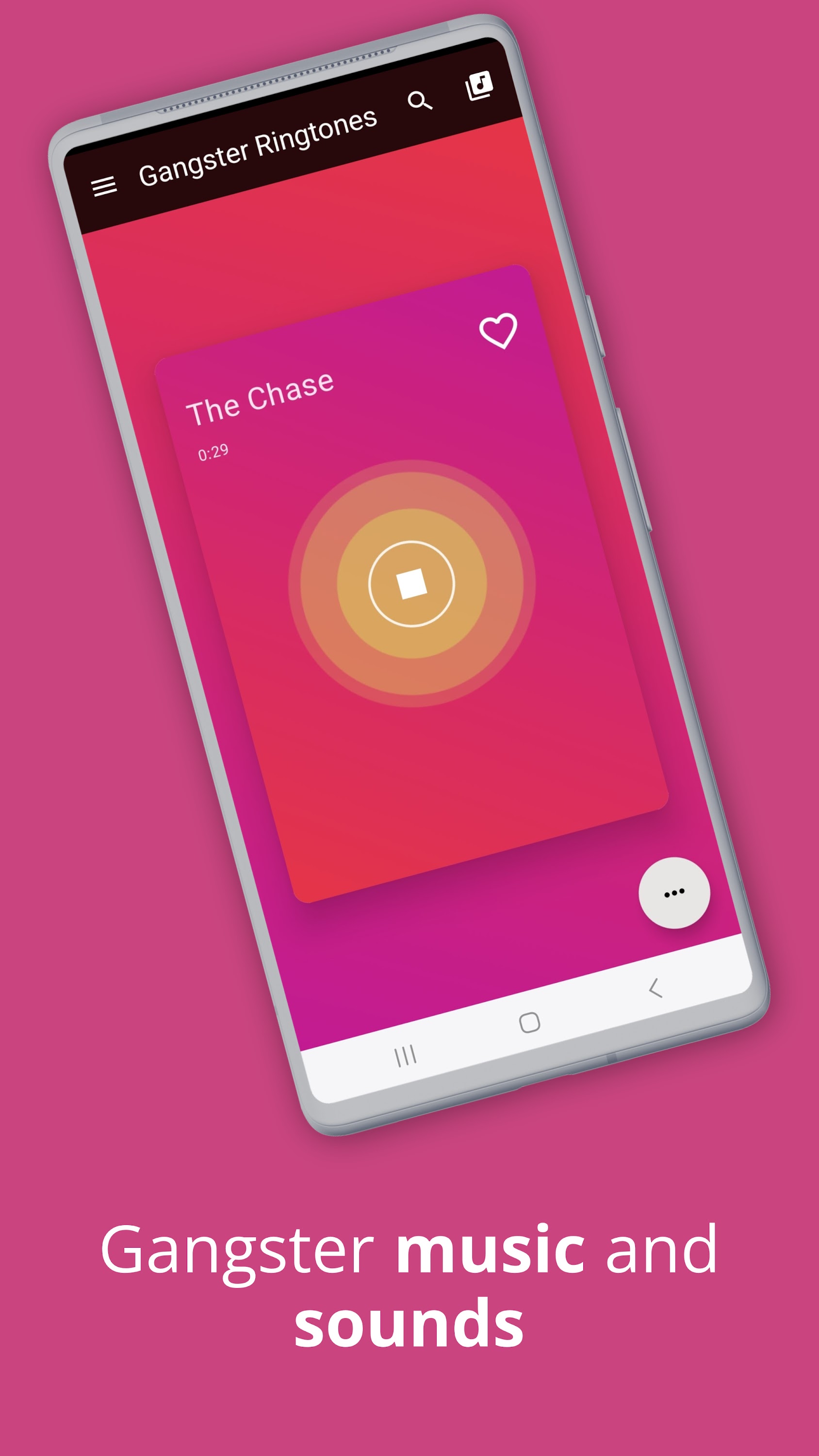 اسکرین شات 2 برنامه Gangster Ringtones