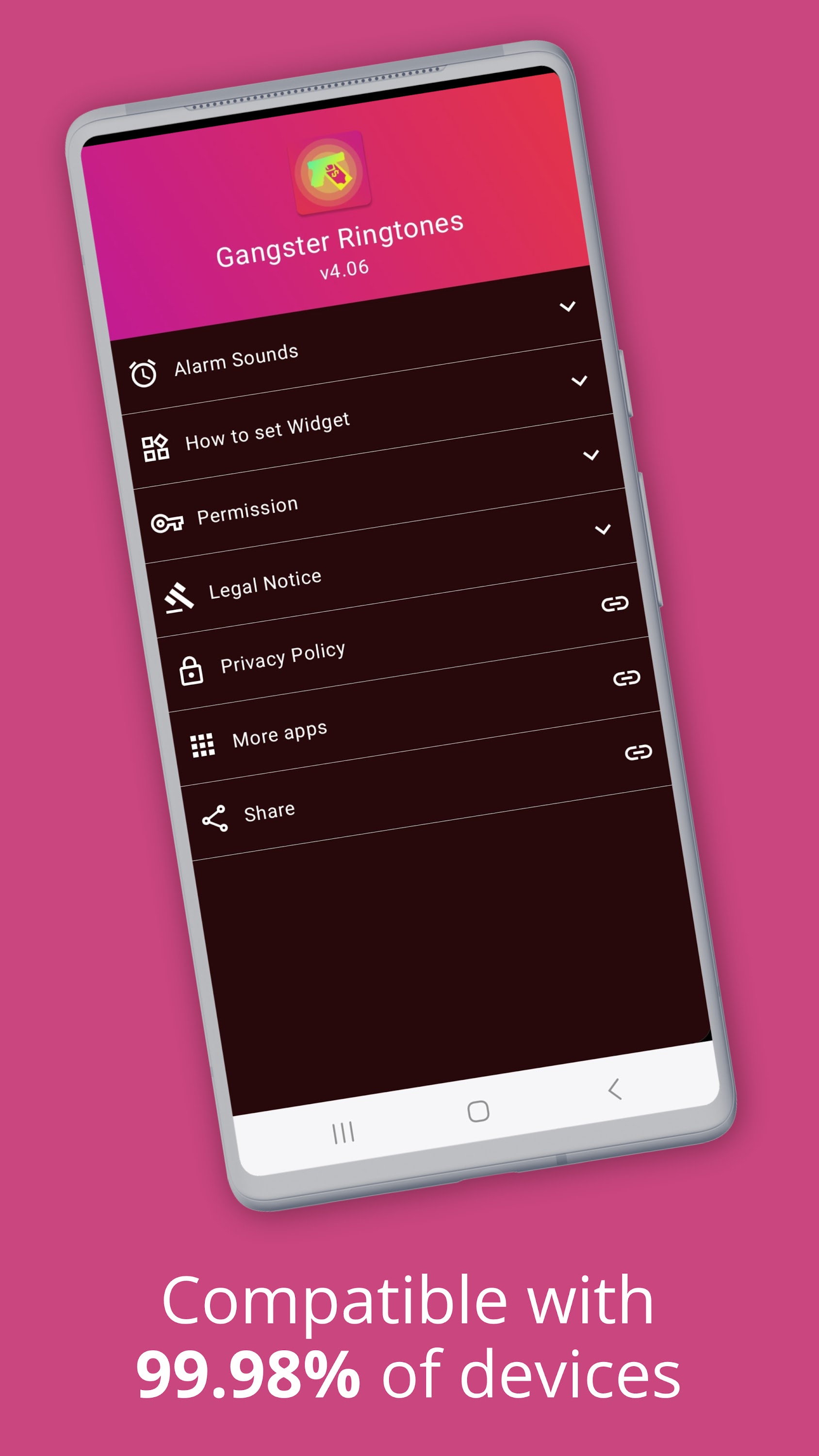 اسکرین شات 6 برنامه Gangster Ringtones