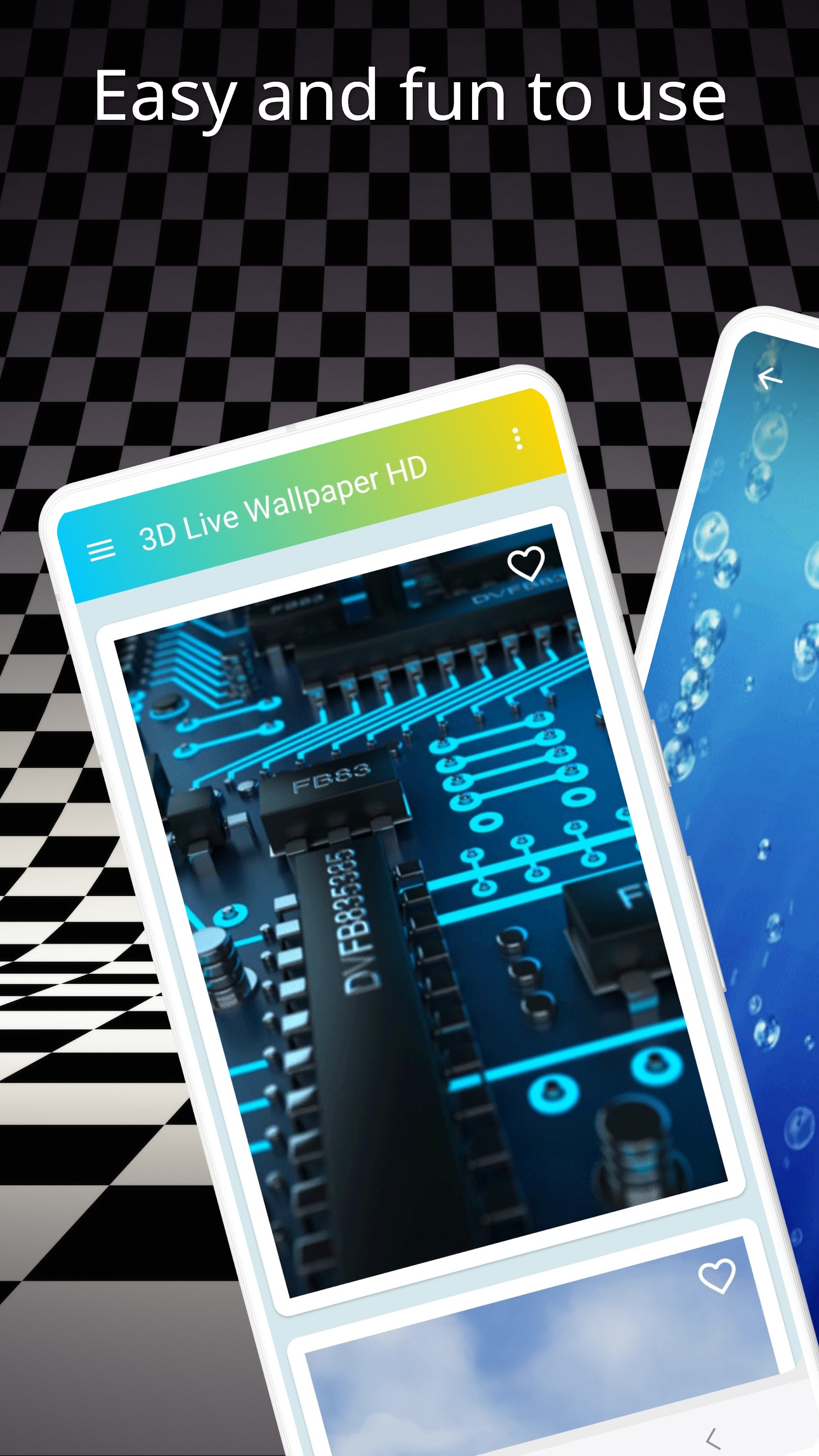 اسکرین شات 1 برنامه 3D Live Wallpaper HD