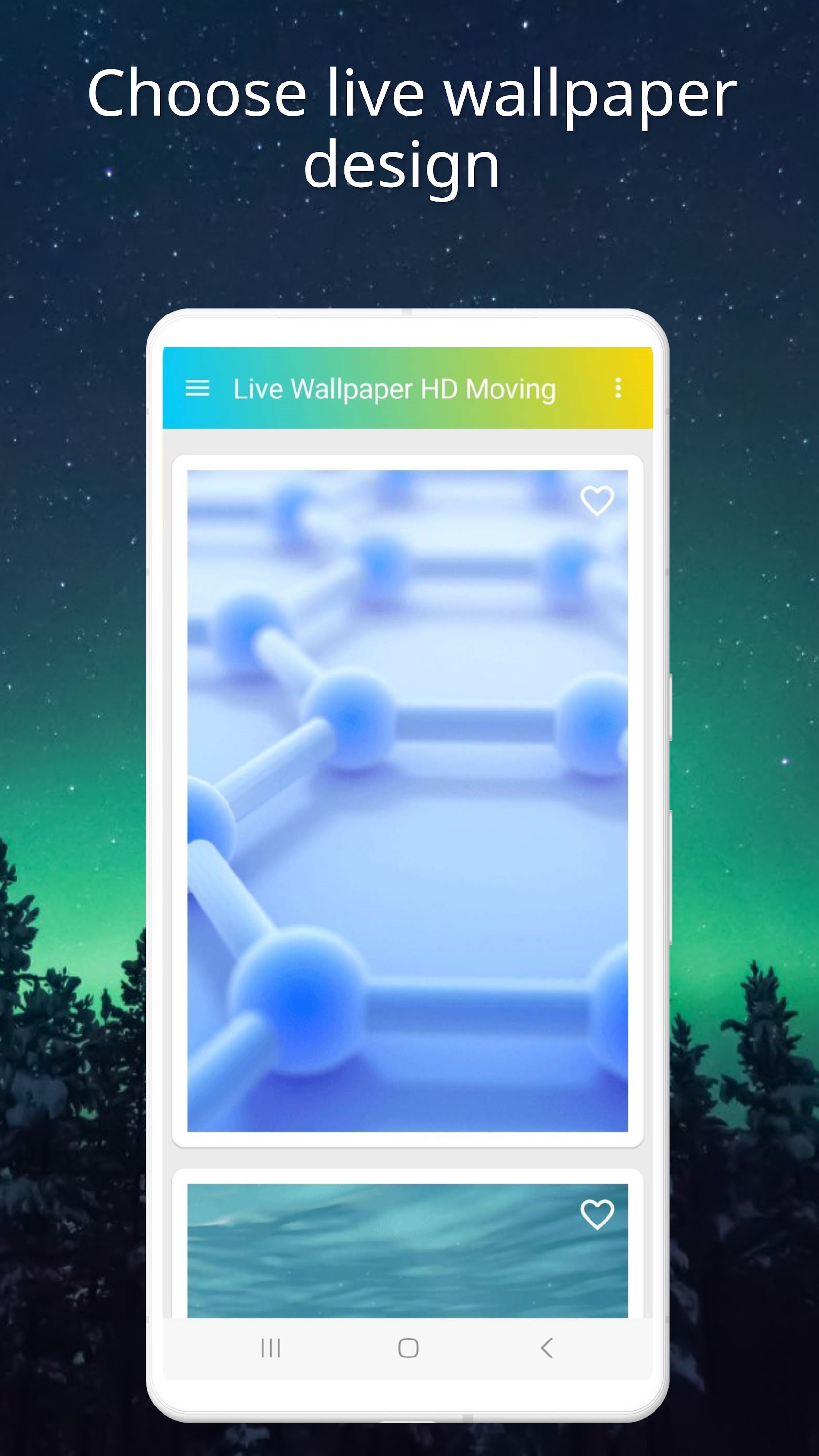 اسکرین شات 3 برنامه Live Wallpaper HD Moving