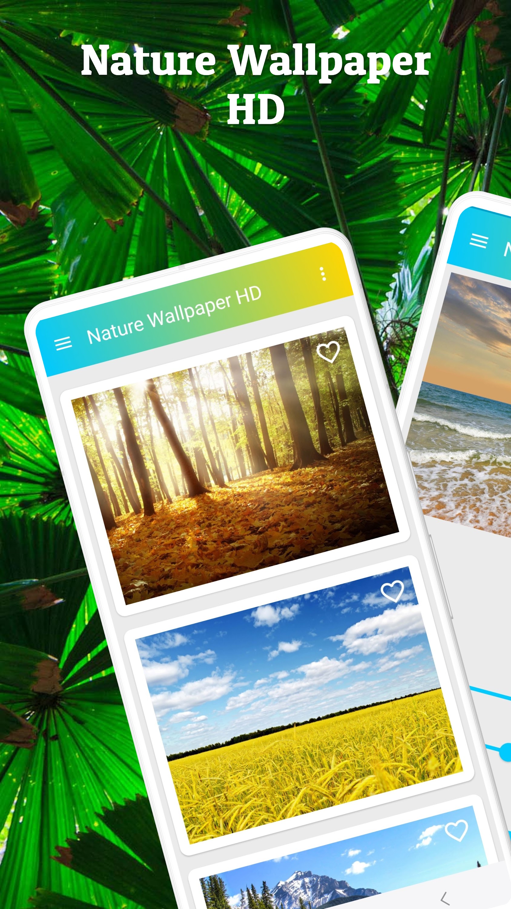 اسکرین شات 1 برنامه Nature Wallpaper HD