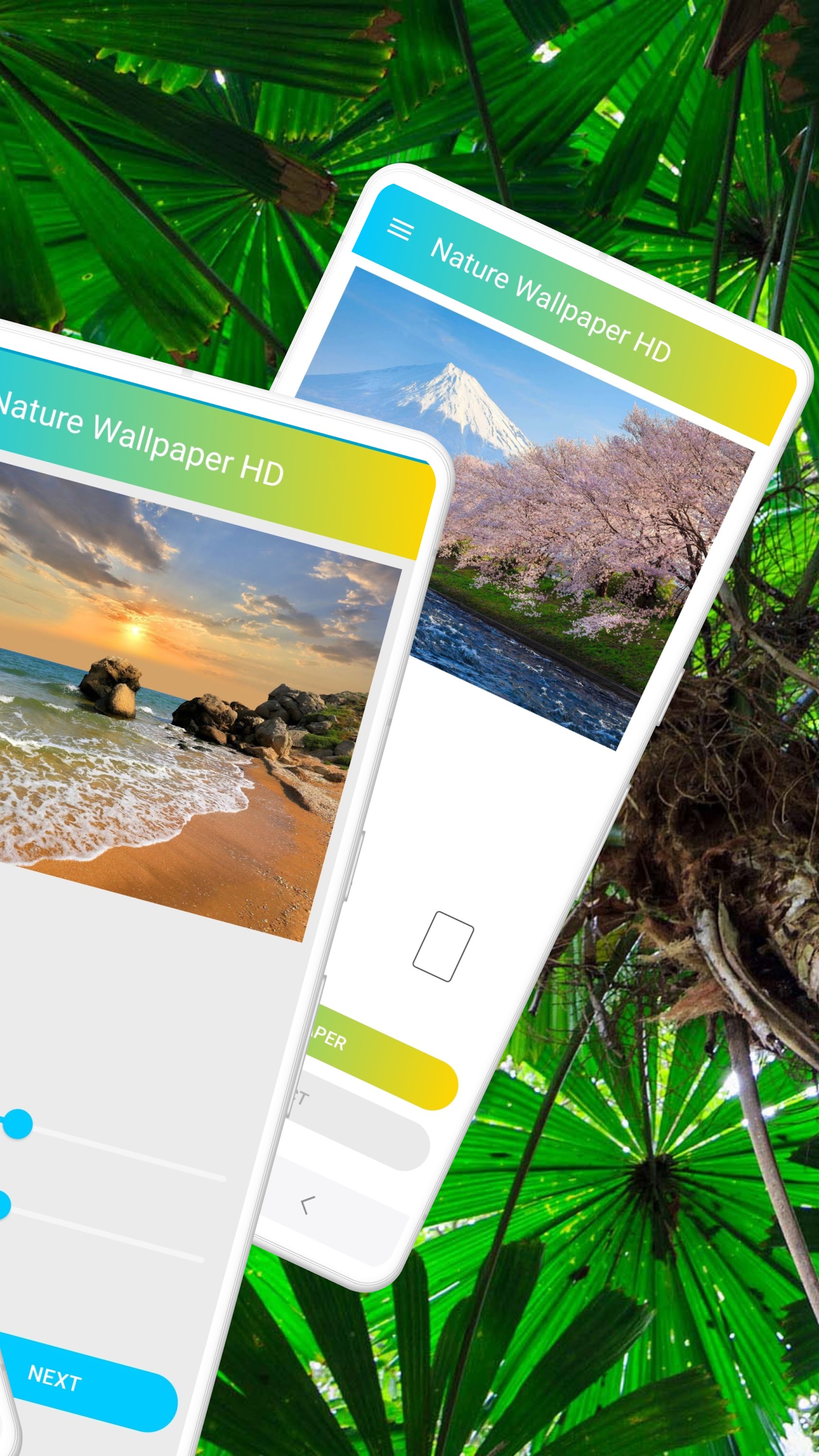اسکرین شات 2 برنامه Nature Wallpaper HD