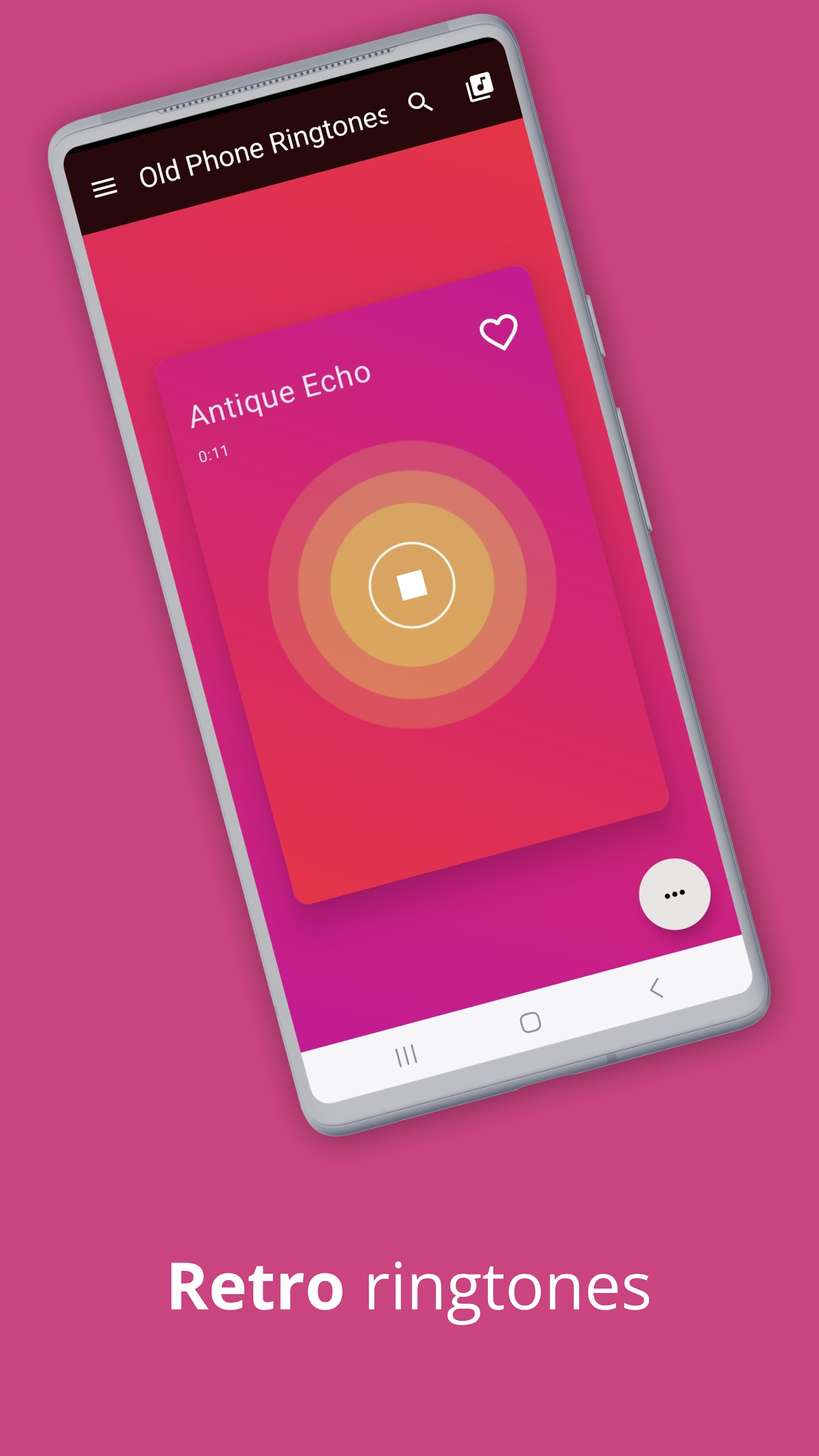 اسکرین شات 2 برنامه Old Phone Ringtones