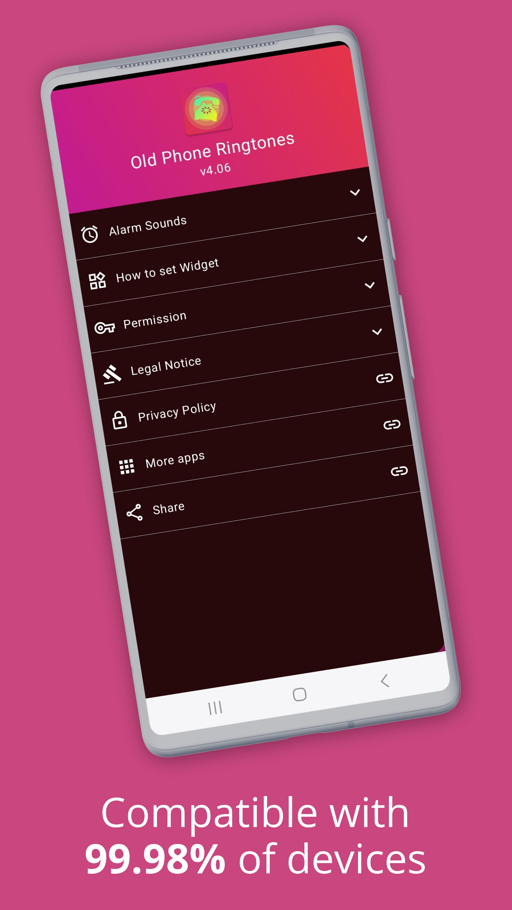 اسکرین شات 6 برنامه Old Phone Ringtones