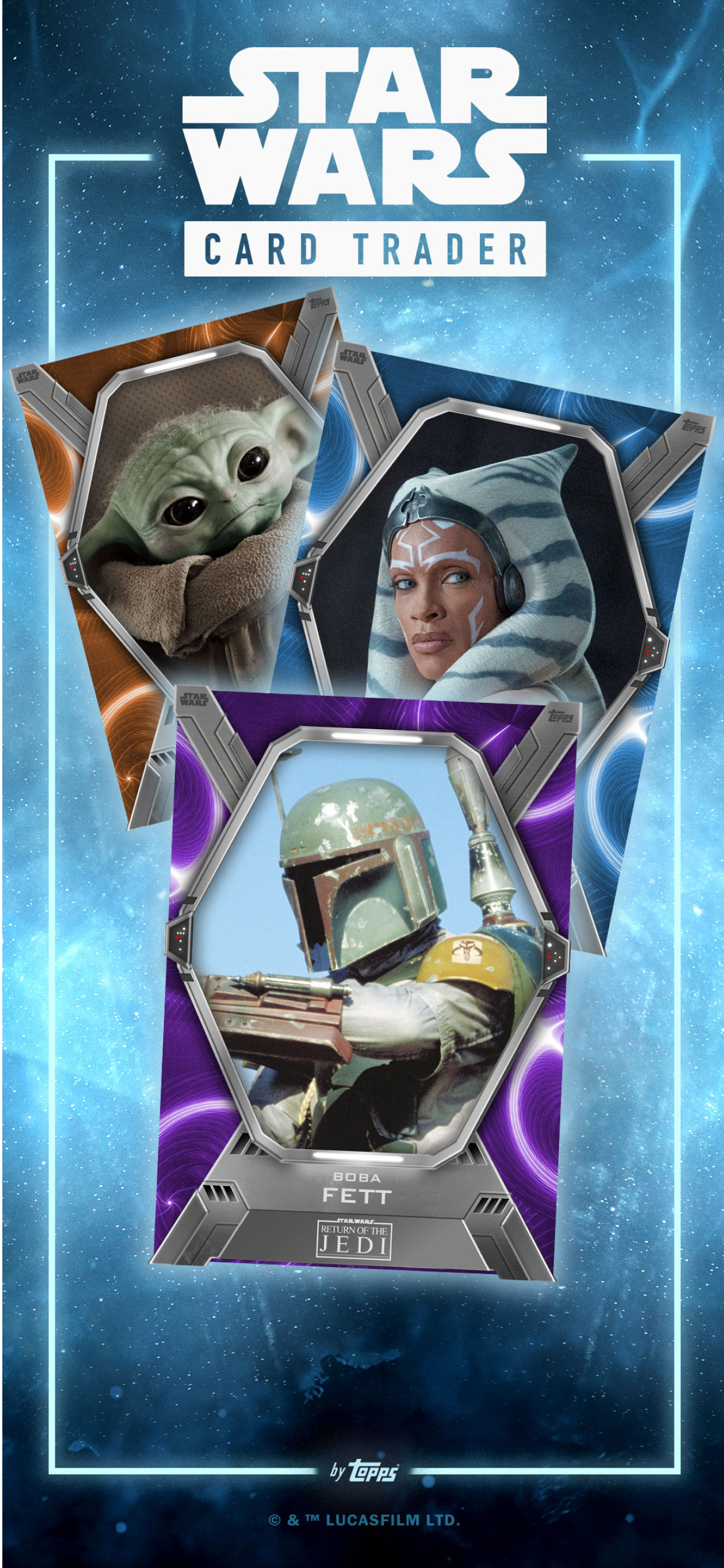 اسکرین شات 1 برنامه Star Wars Card Trader by Topps