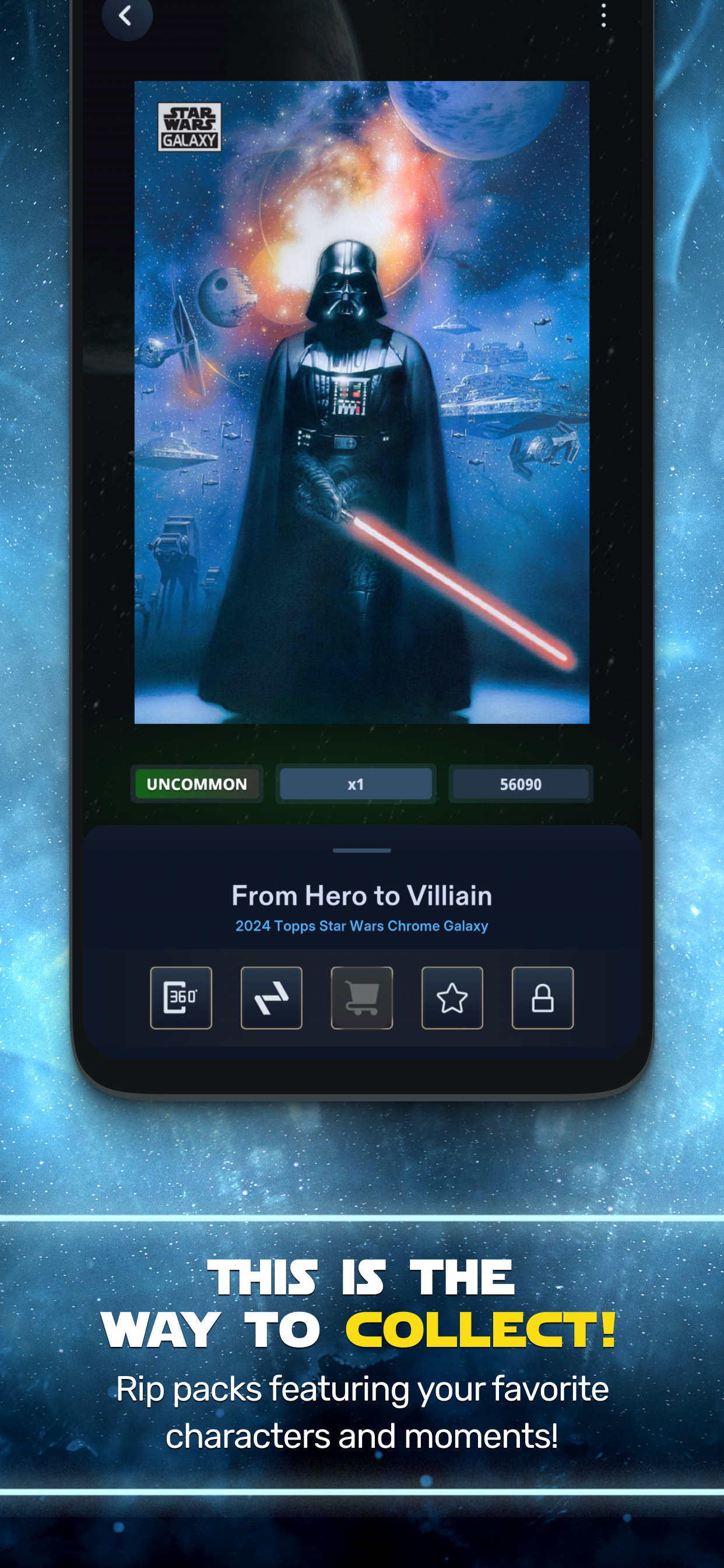 اسکرین شات 4 برنامه Star Wars Card Trader by Topps