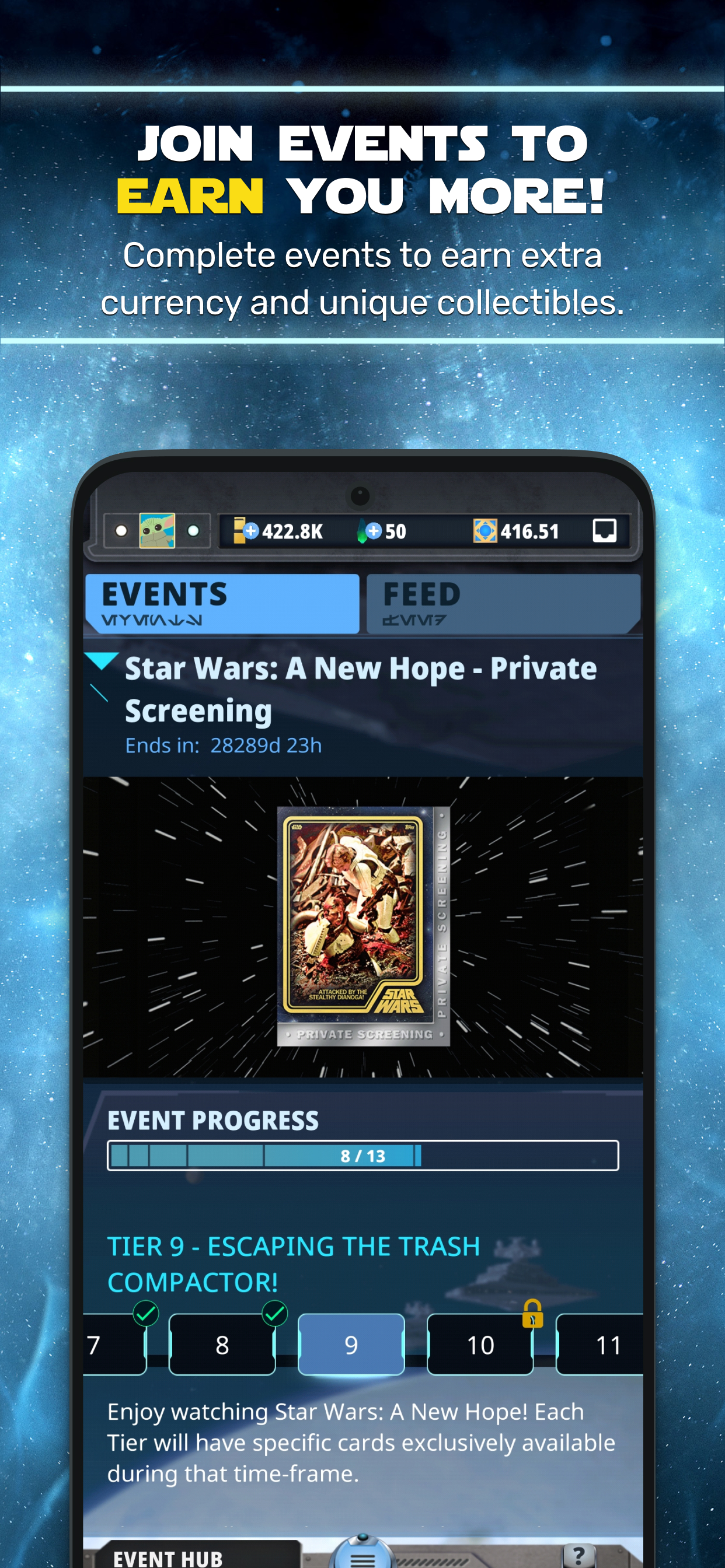 اسکرین شات 5 برنامه Star Wars Card Trader by Topps