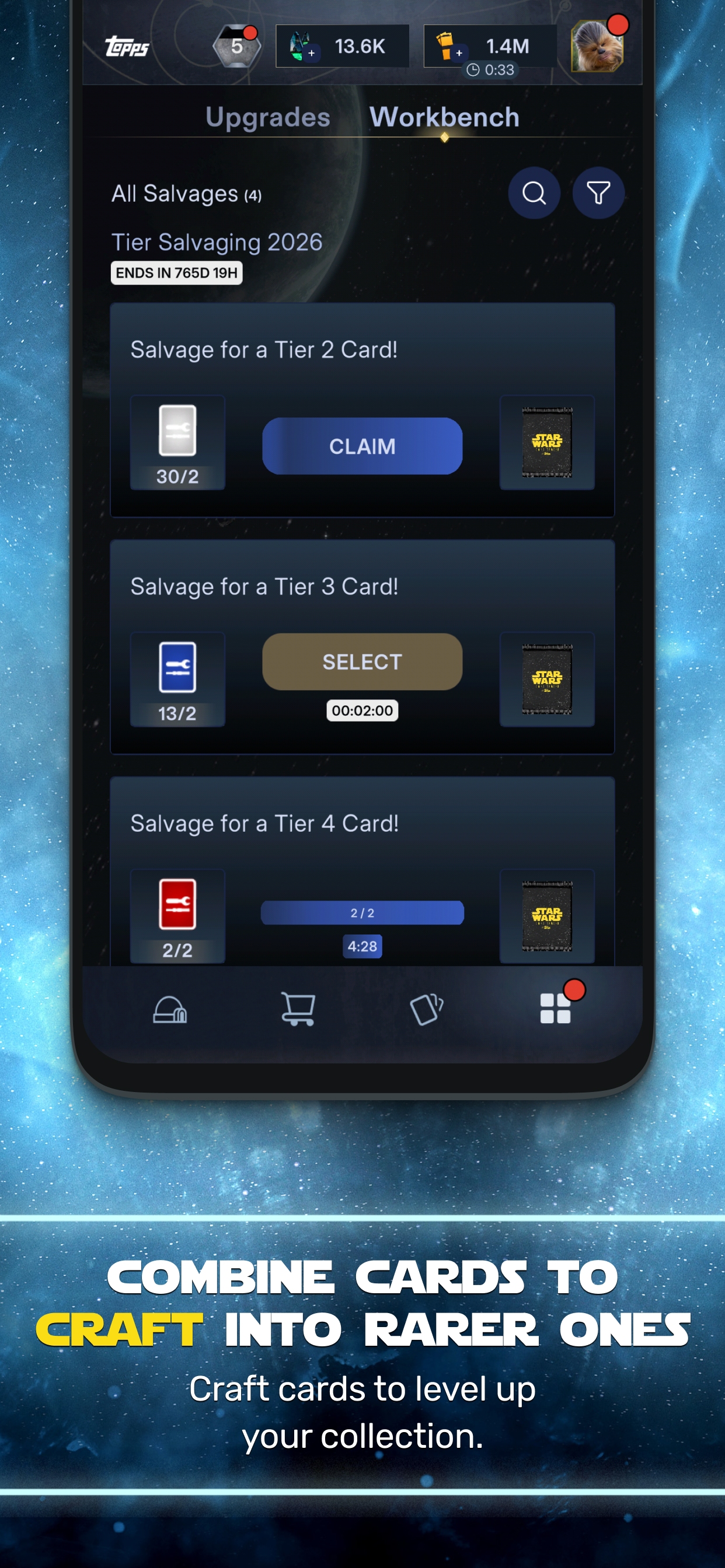 اسکرین شات 6 برنامه Star Wars Card Trader by Topps
