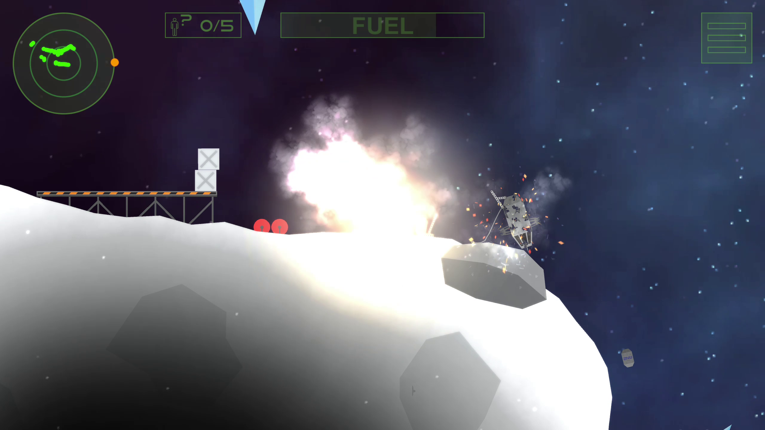اسکرین شات 3 بازی Lunar Rescue Mission: Spacefli