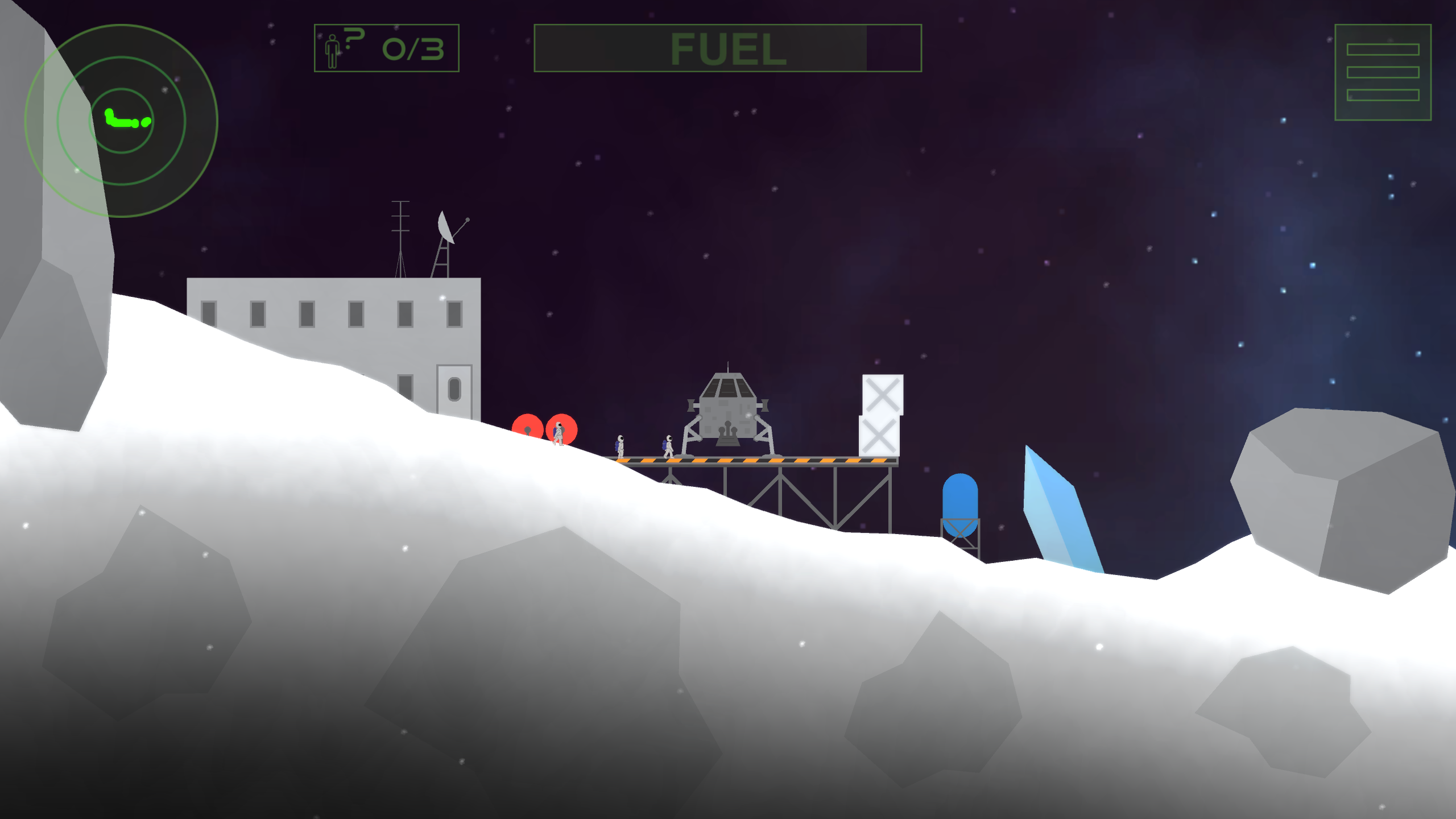اسکرین شات 2 بازی Lunar Rescue Mission: Spacefli