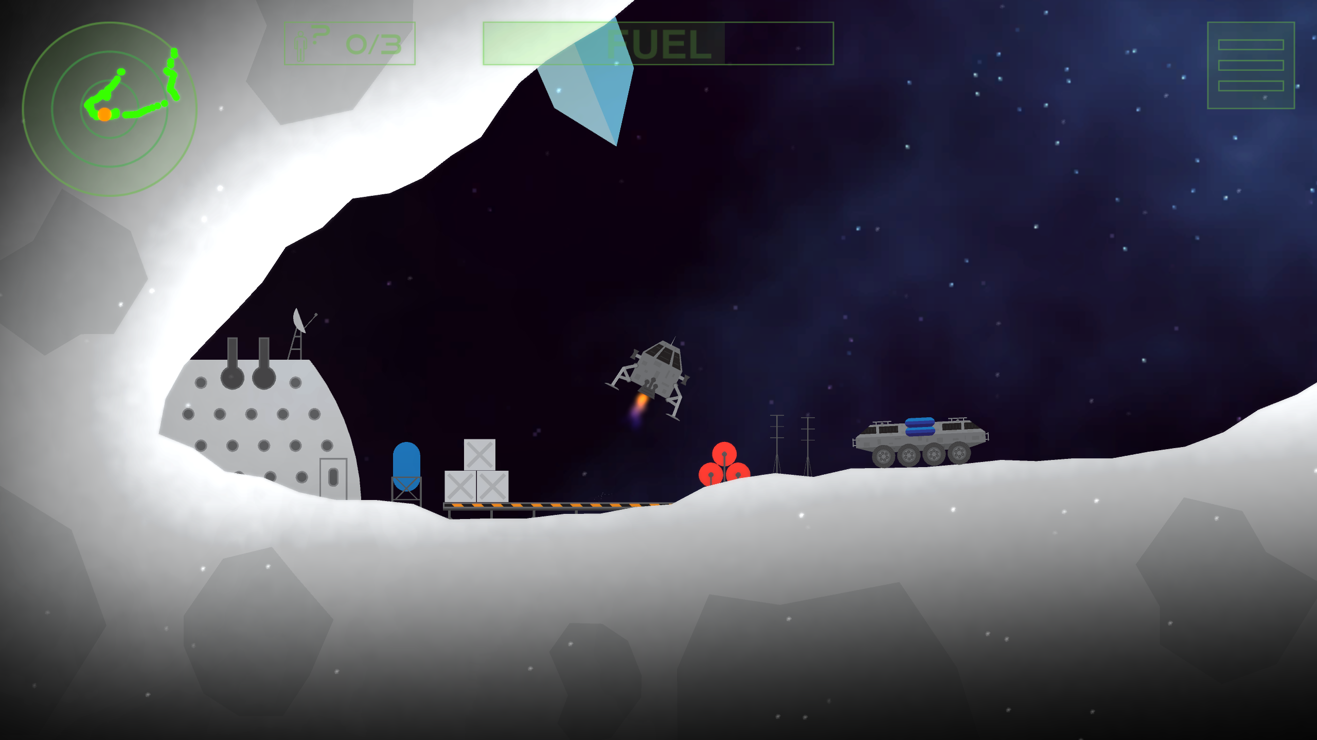 اسکرین شات 4 بازی Lunar Rescue Mission: Spacefli