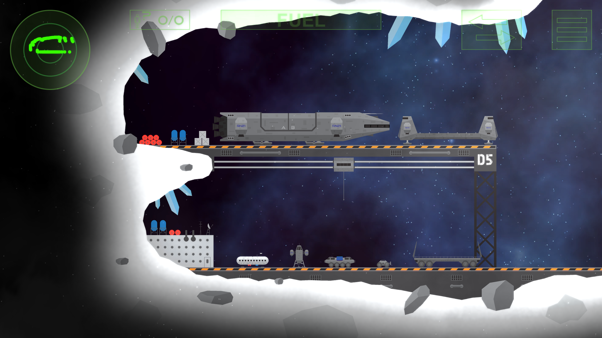 اسکرین شات 1 بازی Lunar Rescue Mission: Spacefli