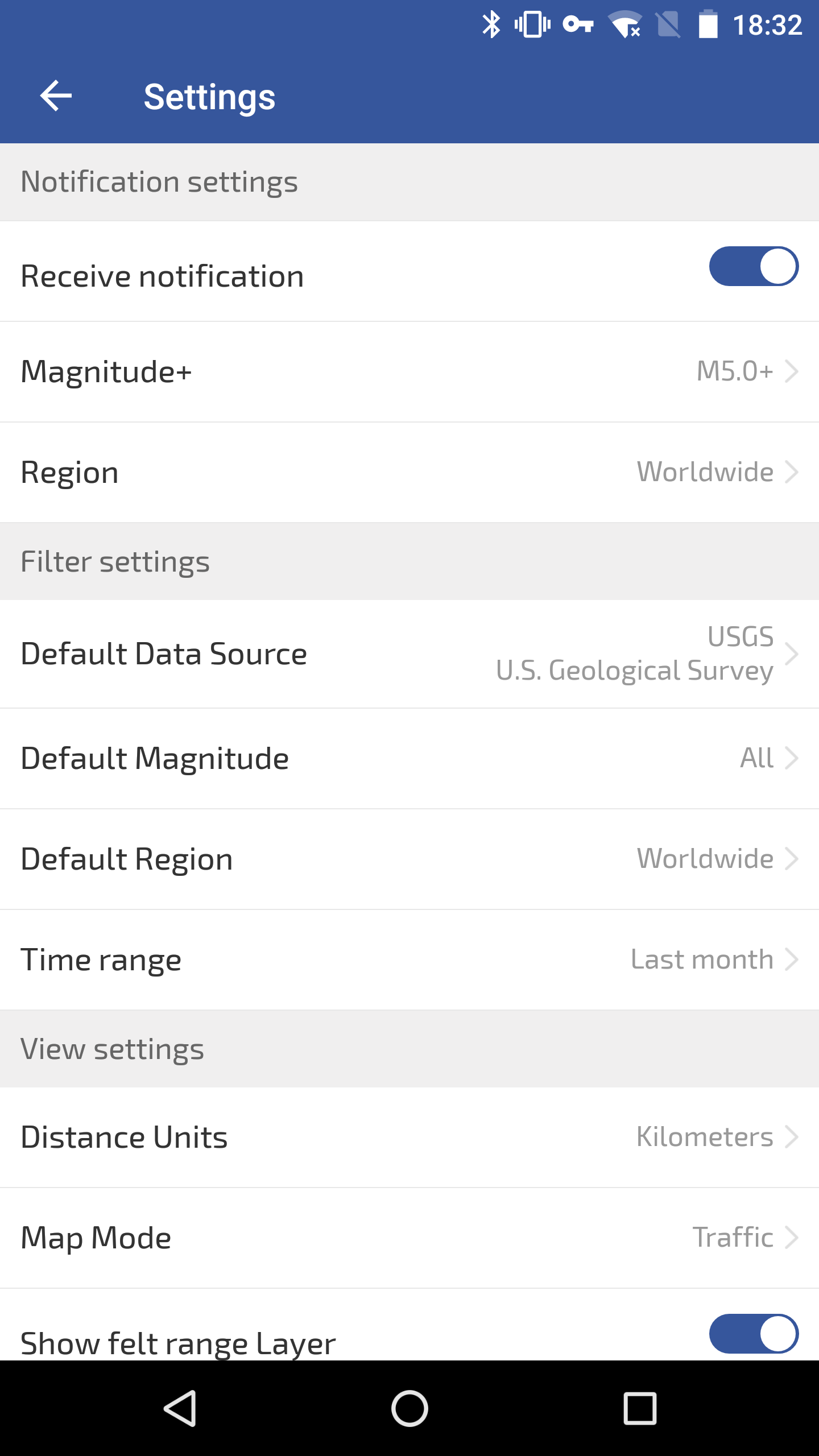 اسکرین شات 7 برنامه Earthquakes